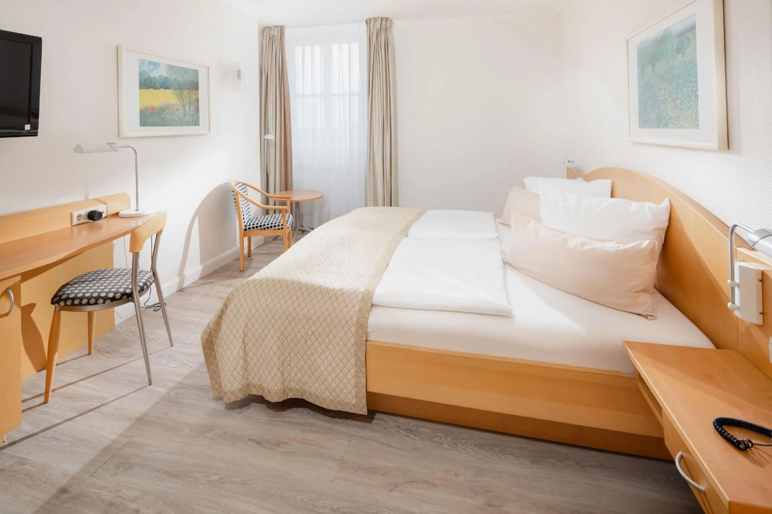 Bed in Hotel Künstlerhaus