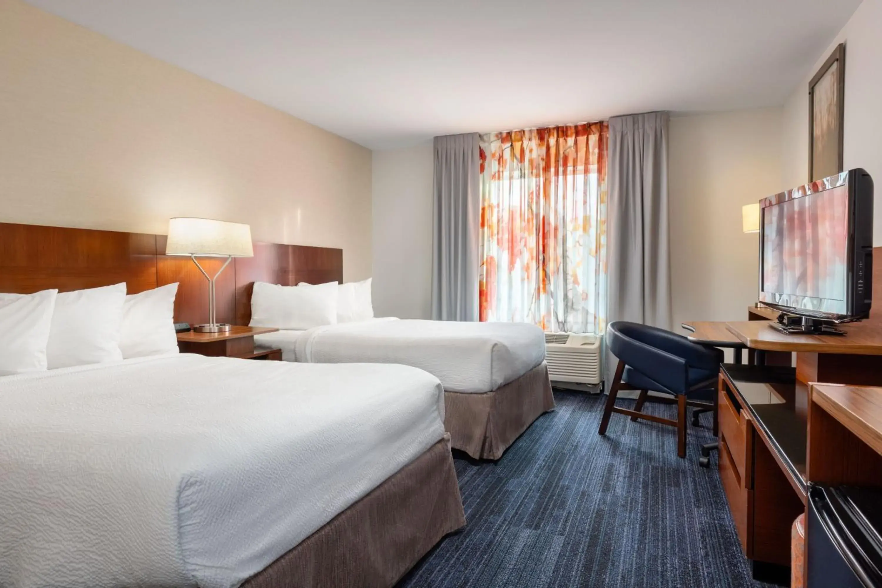 Double Room with Two Double Beds in Fairfield Inn & Suites by Marriott Smithfield Double Room with Two Double Beds in Fairfield Inn & Suites by Marriott Smithfield