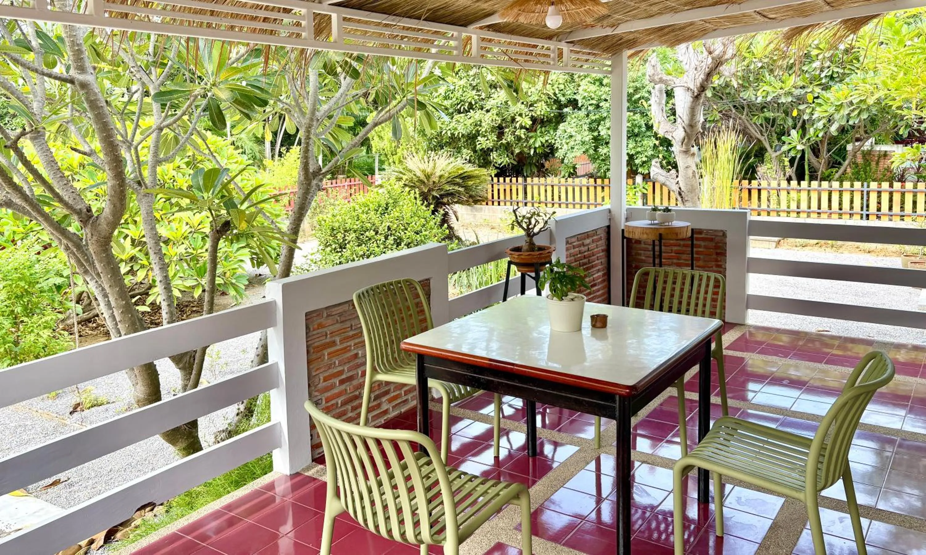Patio in Namaste resort