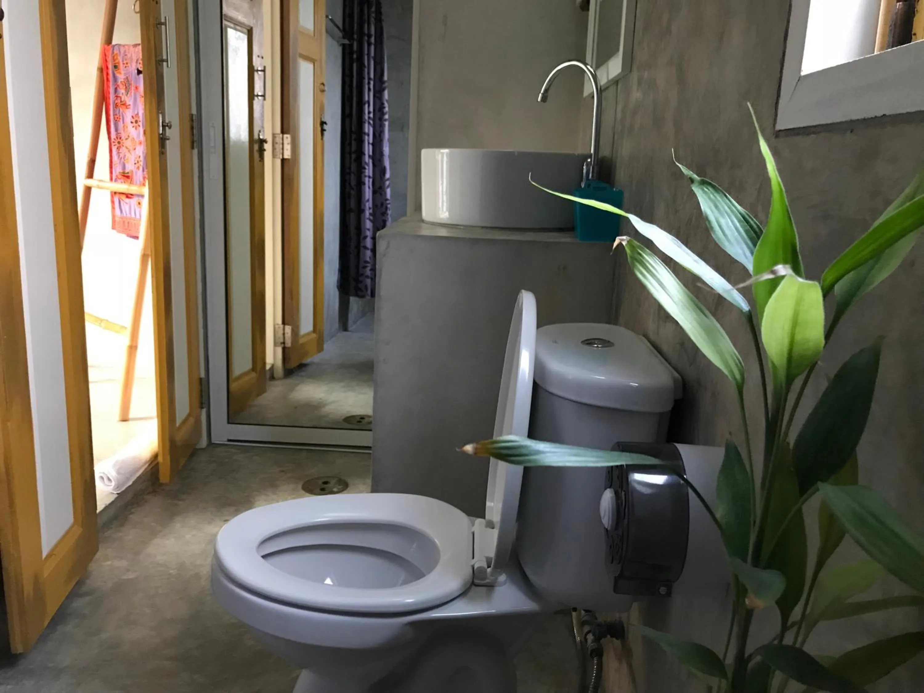Toilet in Namaste resort