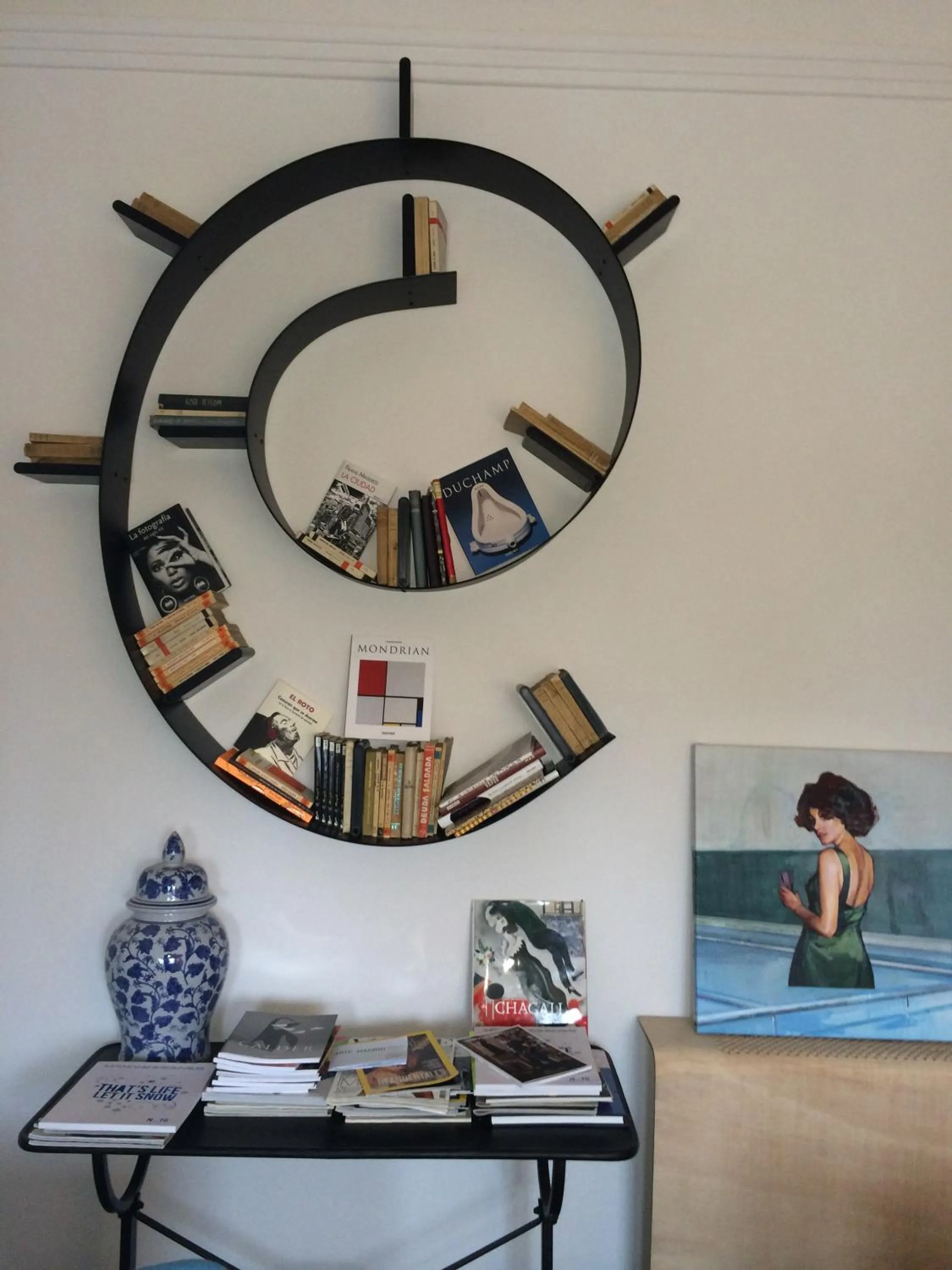 Library in Box Art Hotel - La Torre