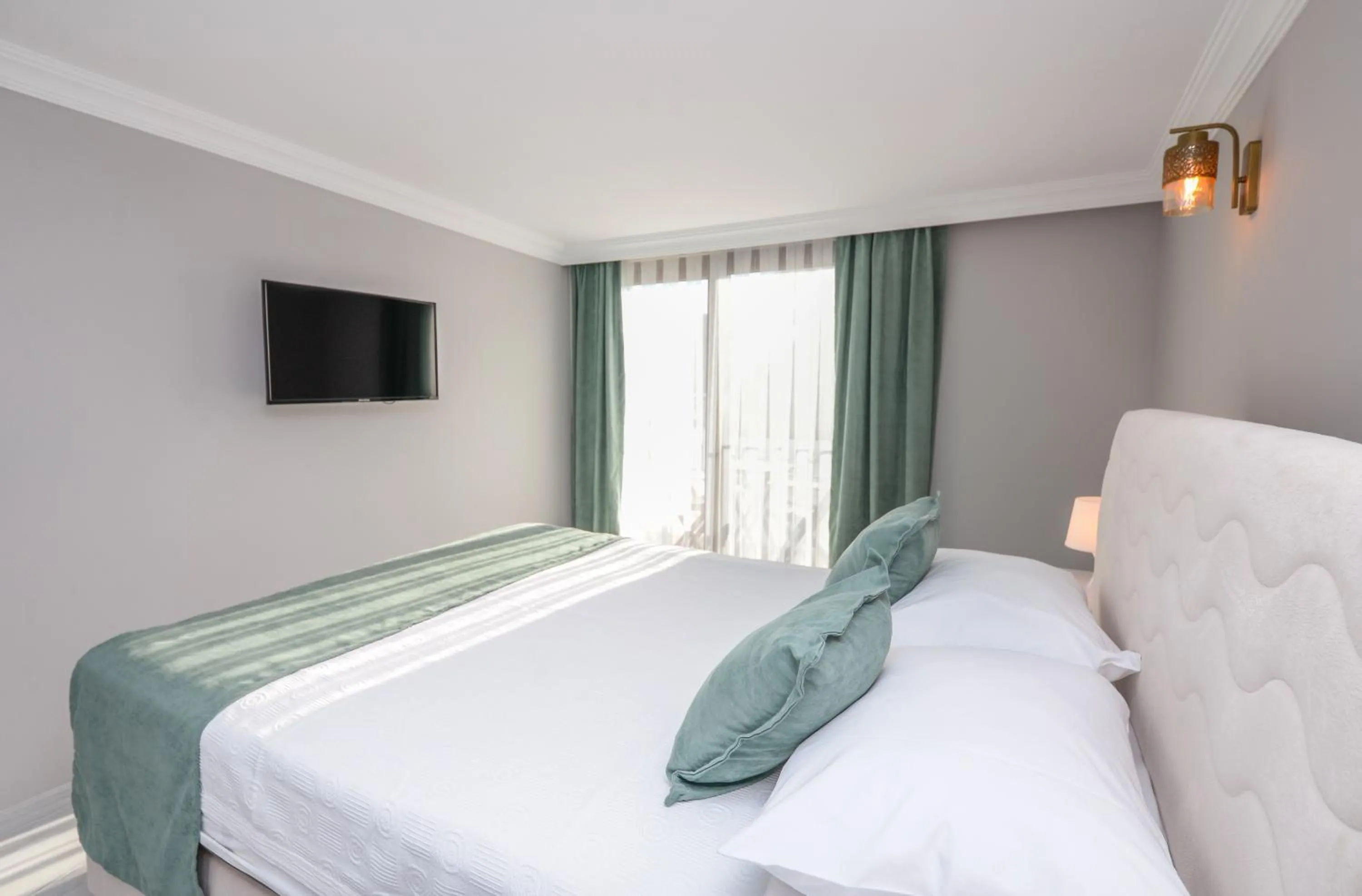 Bedroom, Bed in Bahçe Apart