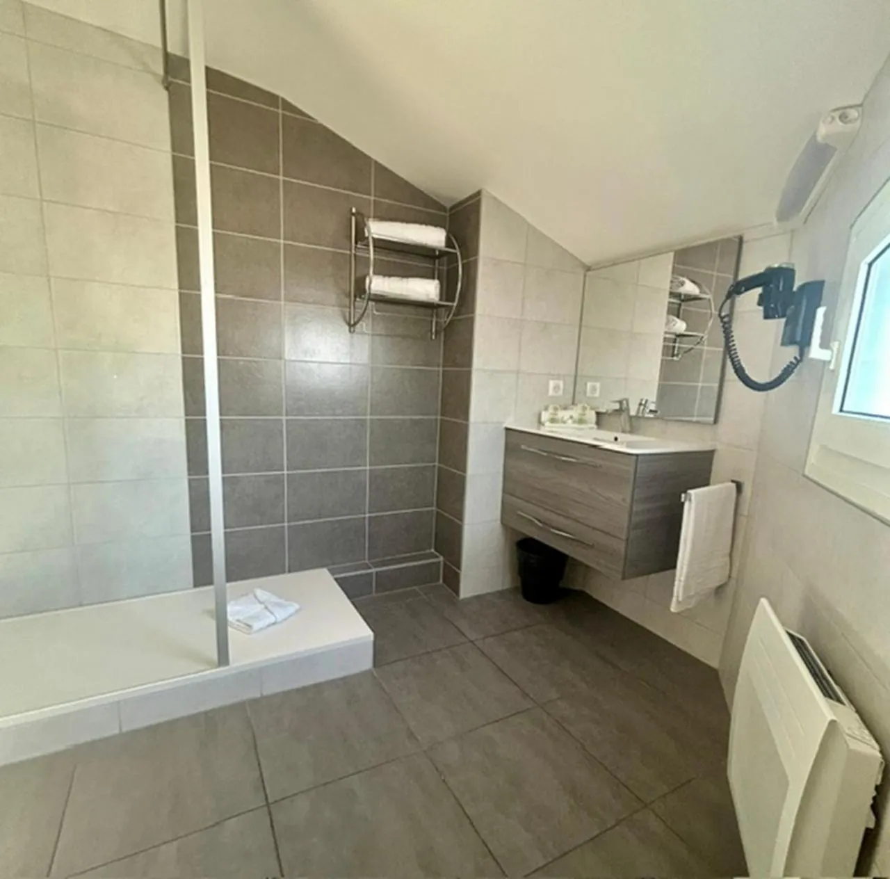 Shower in Les Colonnes Strasbourg Zenith