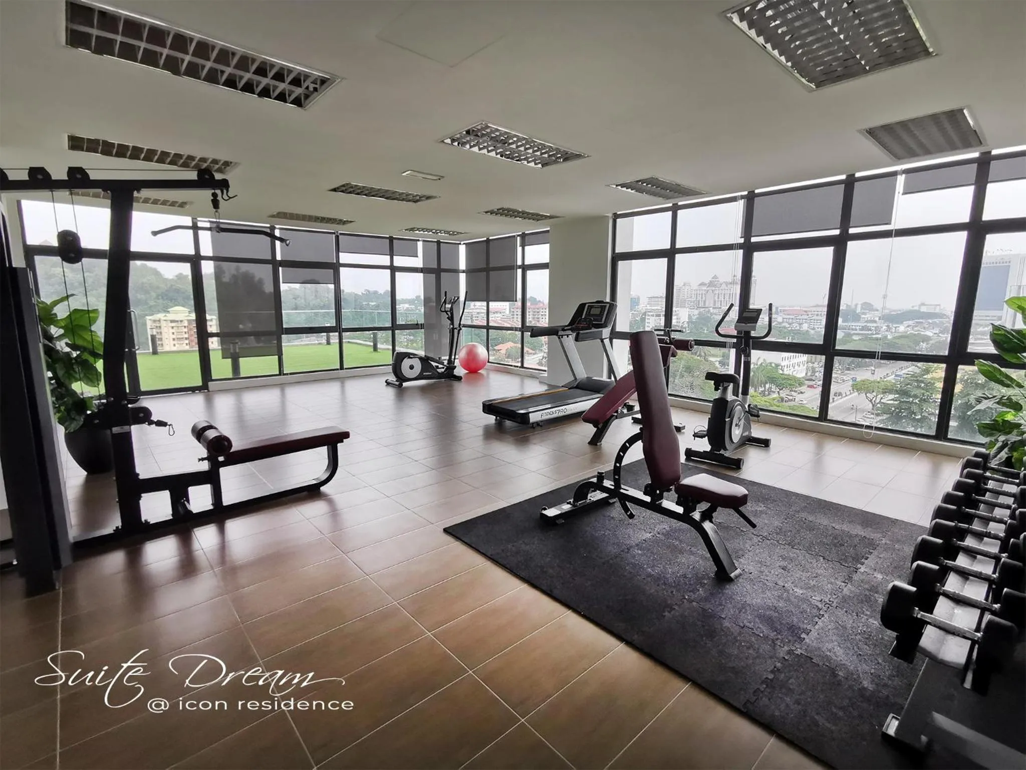 Fitness centre/facilities in Suite Dream@Icon Residence
