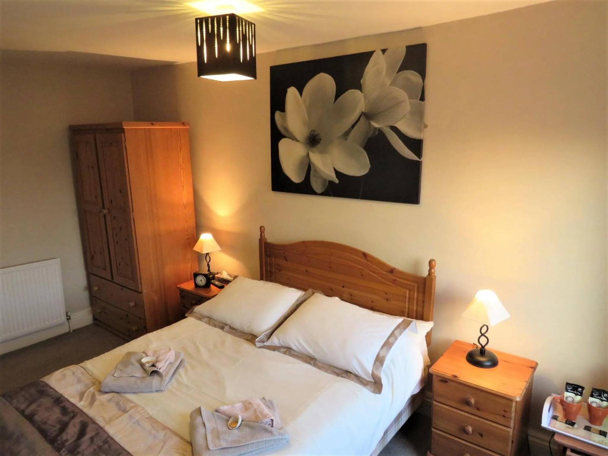 Bed in The Haldon Guest House