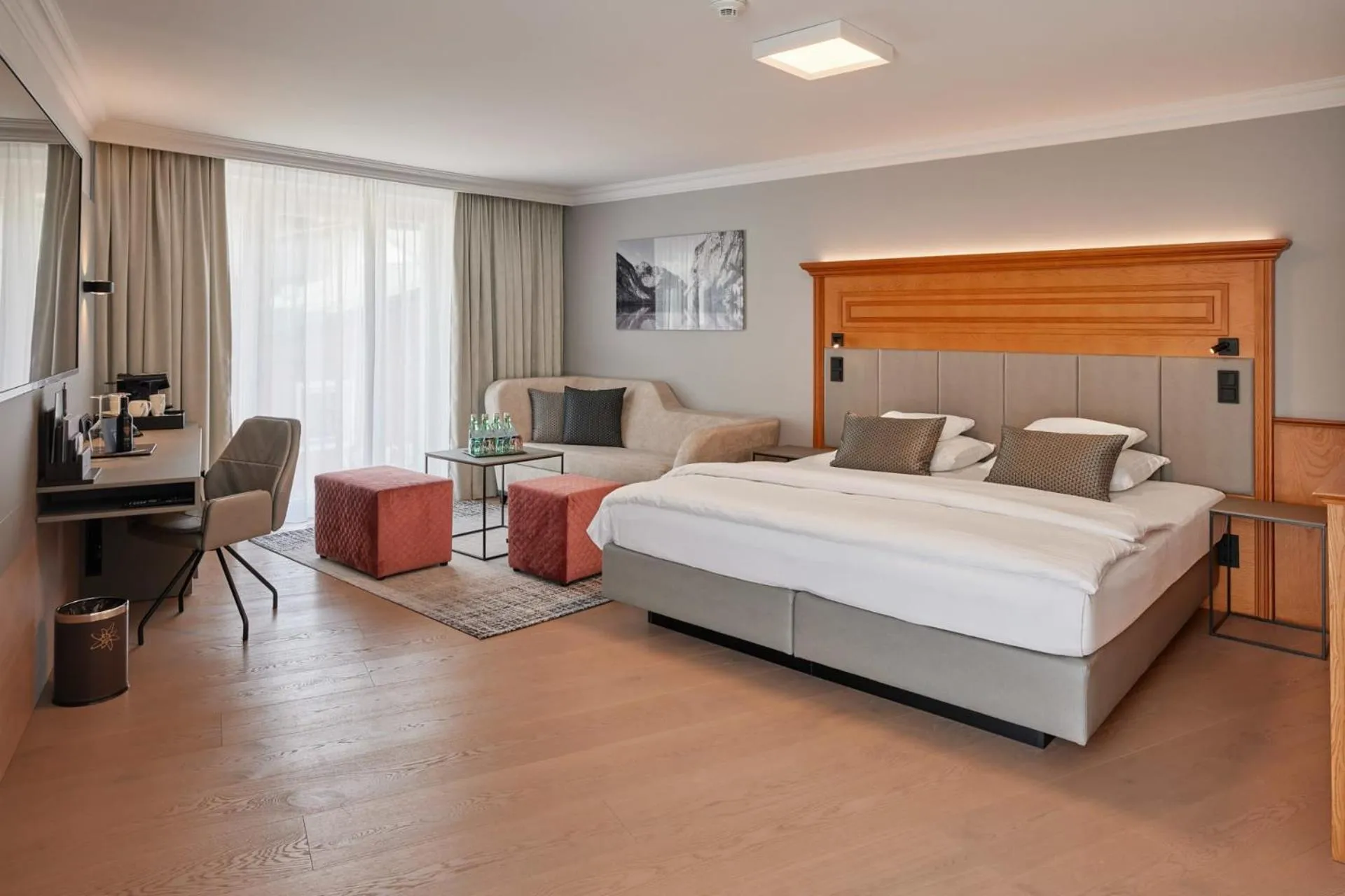 Bed in Hotel EDELWEISS Berchtesgaden Superior