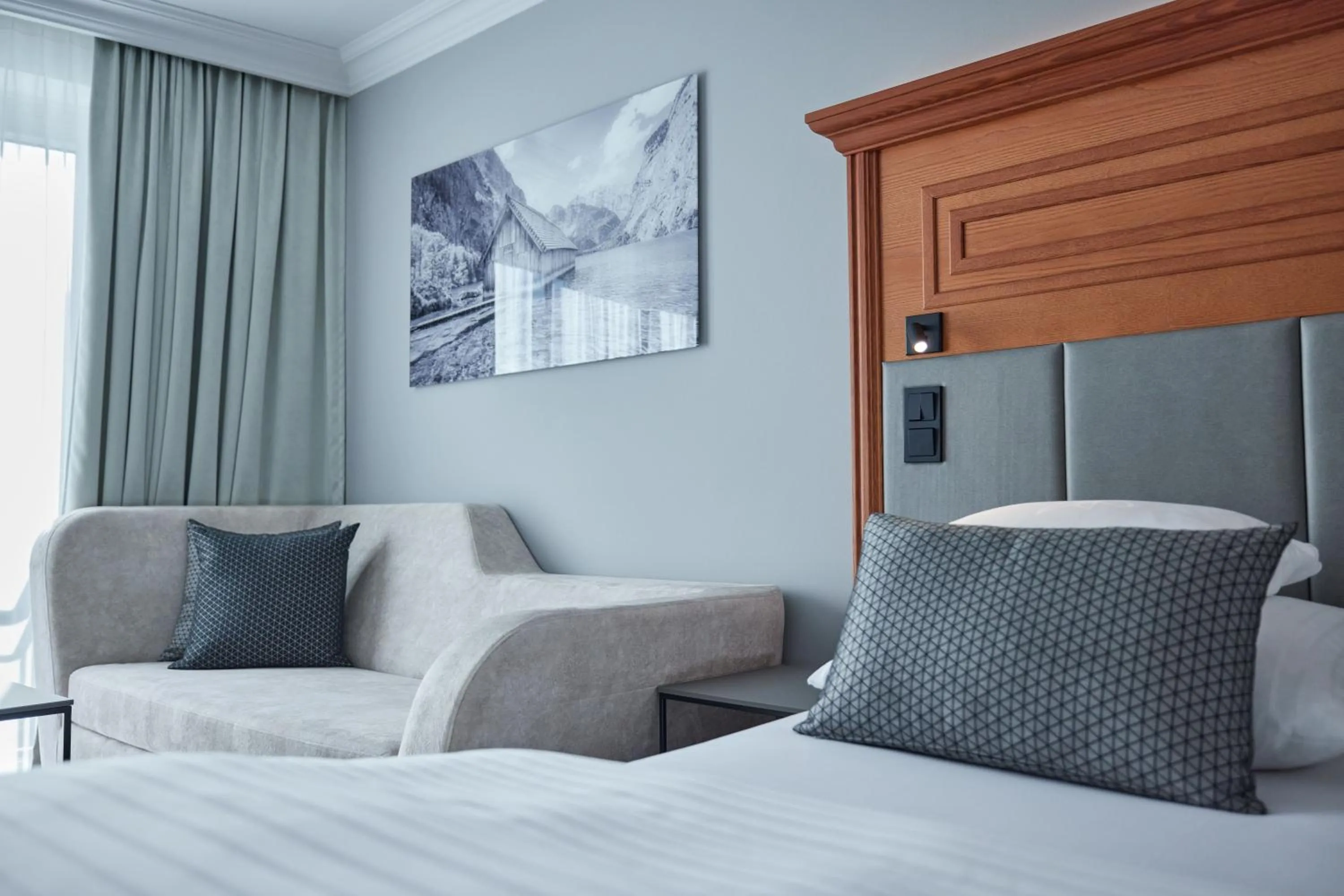 Bed in Hotel EDELWEISS Berchtesgaden Superior