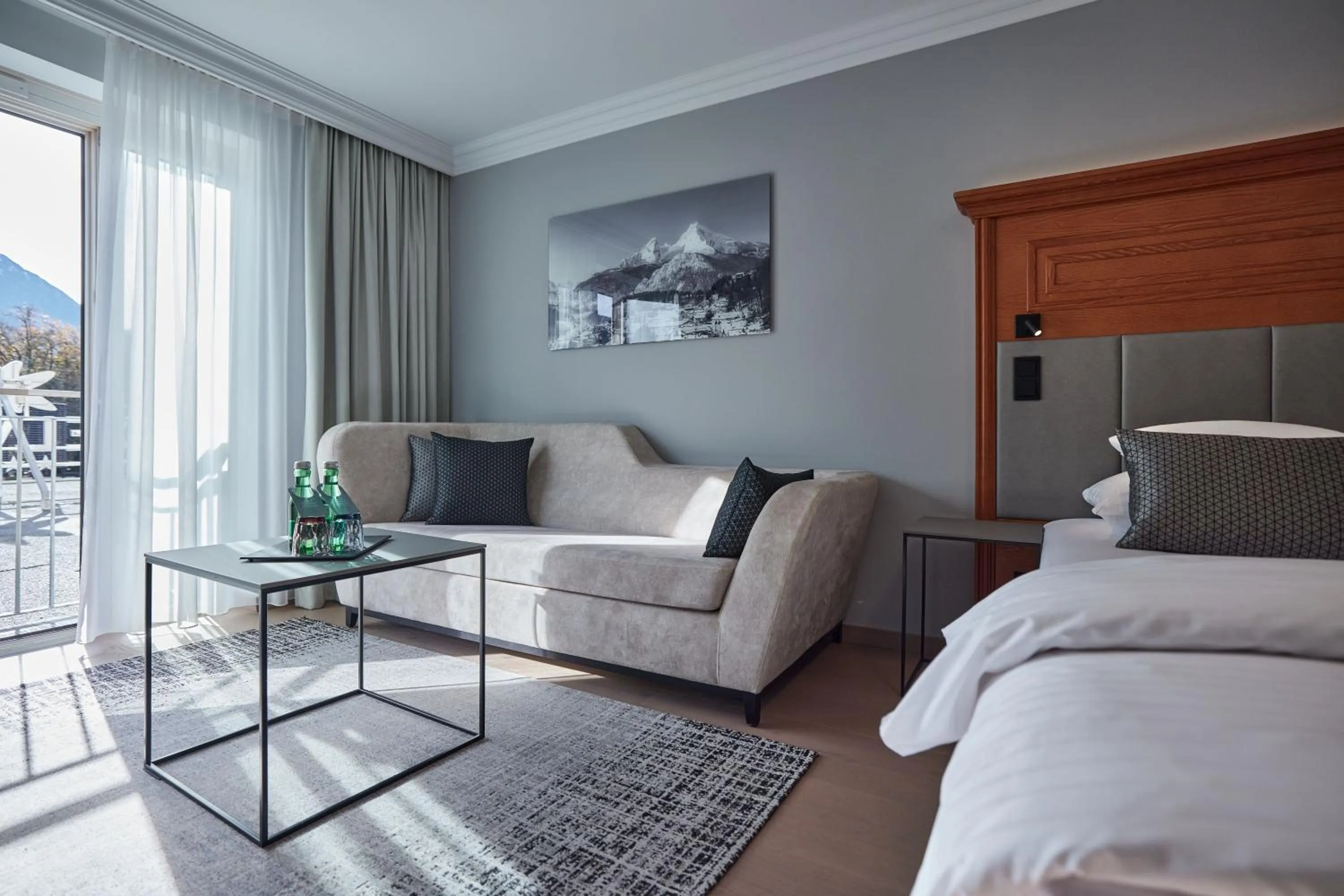 Bedroom, Bed in Hotel EDELWEISS Berchtesgaden Superior