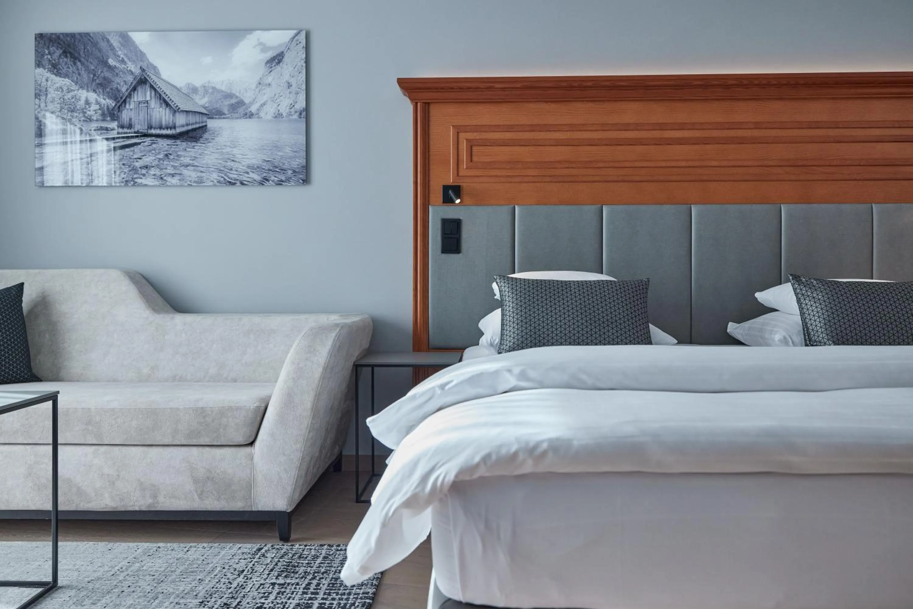 Bedroom, Bed in Hotel EDELWEISS Berchtesgaden Superior