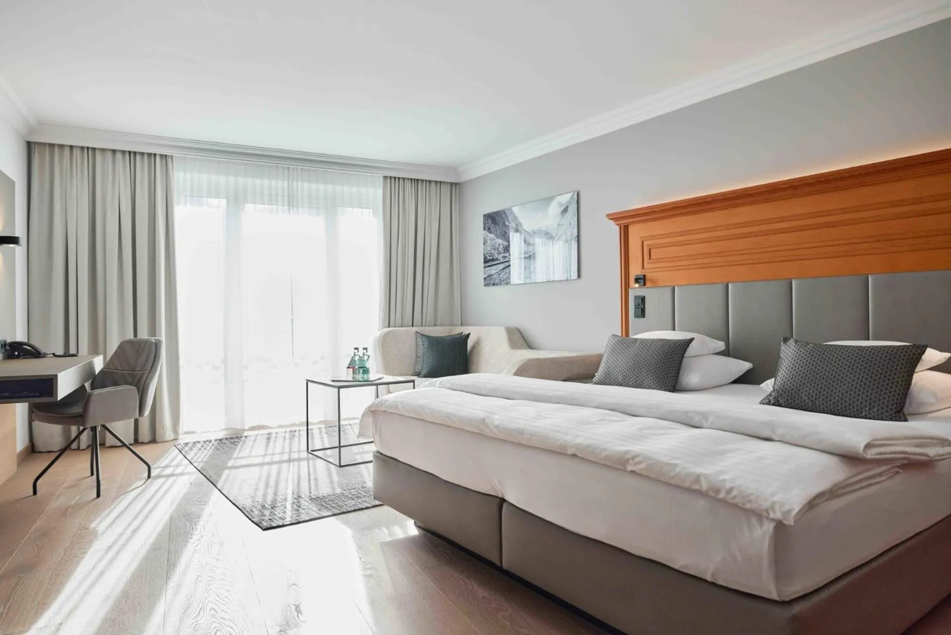 Bed in Hotel EDELWEISS Berchtesgaden Superior