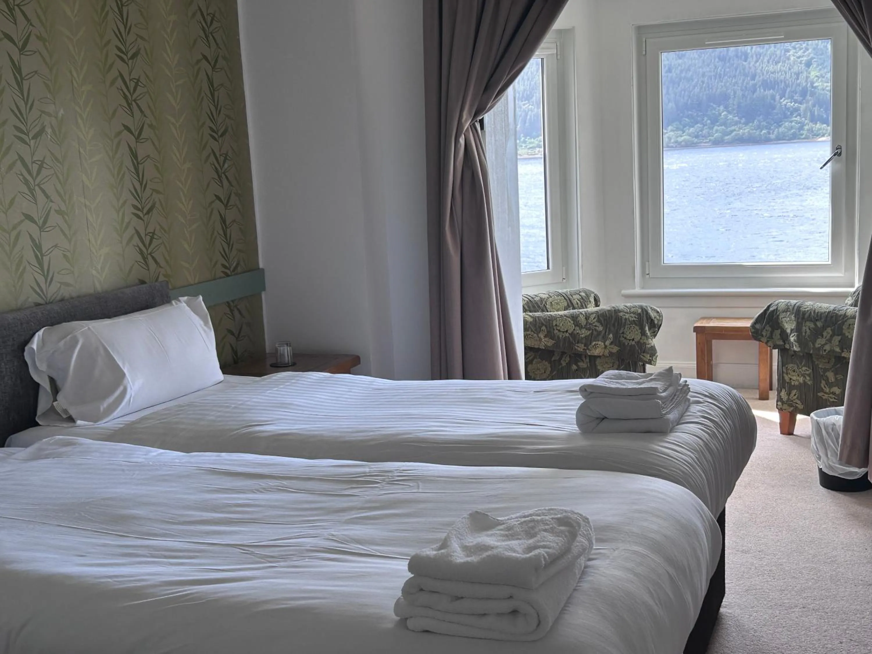 Bedroom, Bed in The Lodge on the Loch by OYO