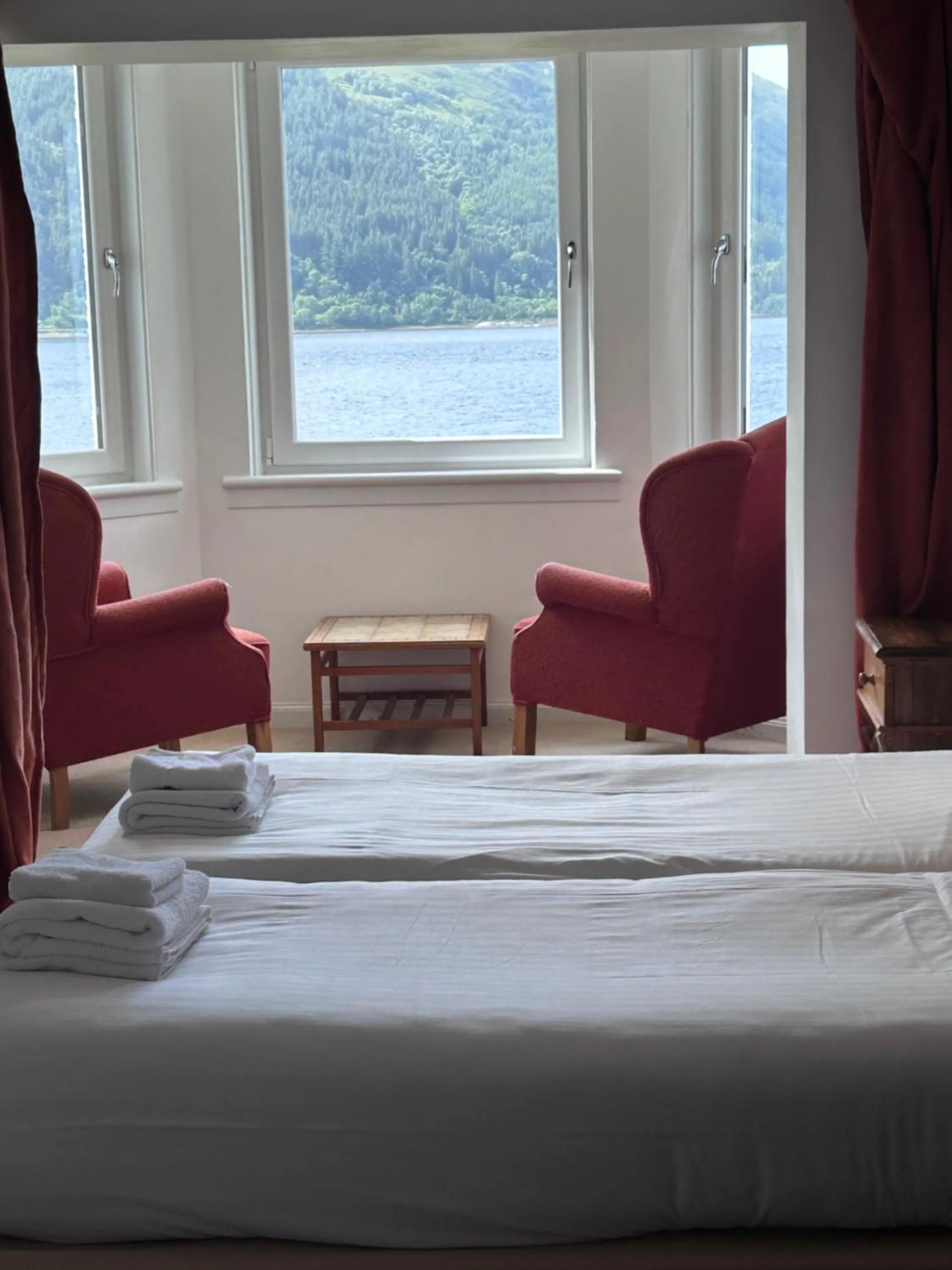 Bedroom, Bed in The Lodge on the Loch by OYO