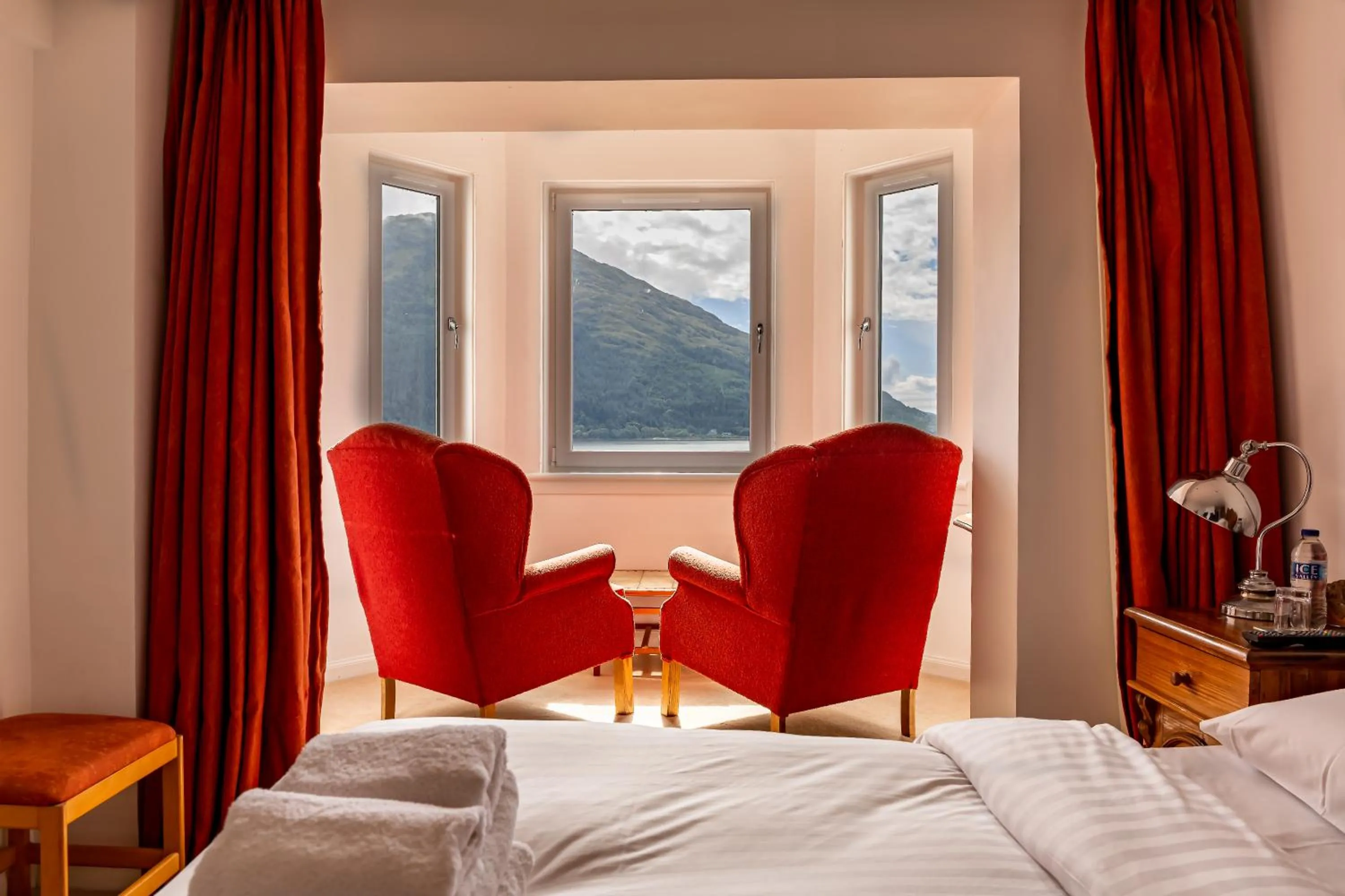 Bedroom, Bed in The Lodge on the Loch by OYO