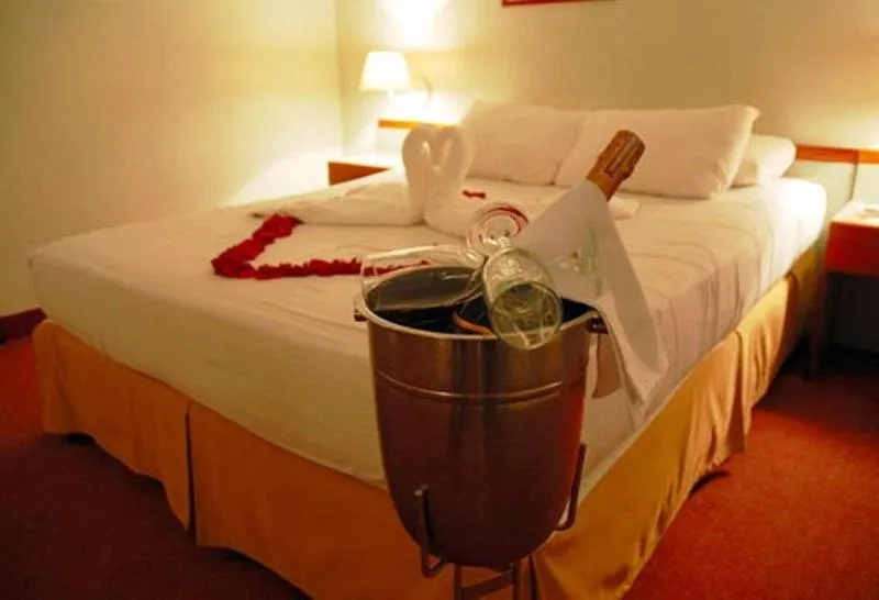 Bed in Hotel Cristina Suites