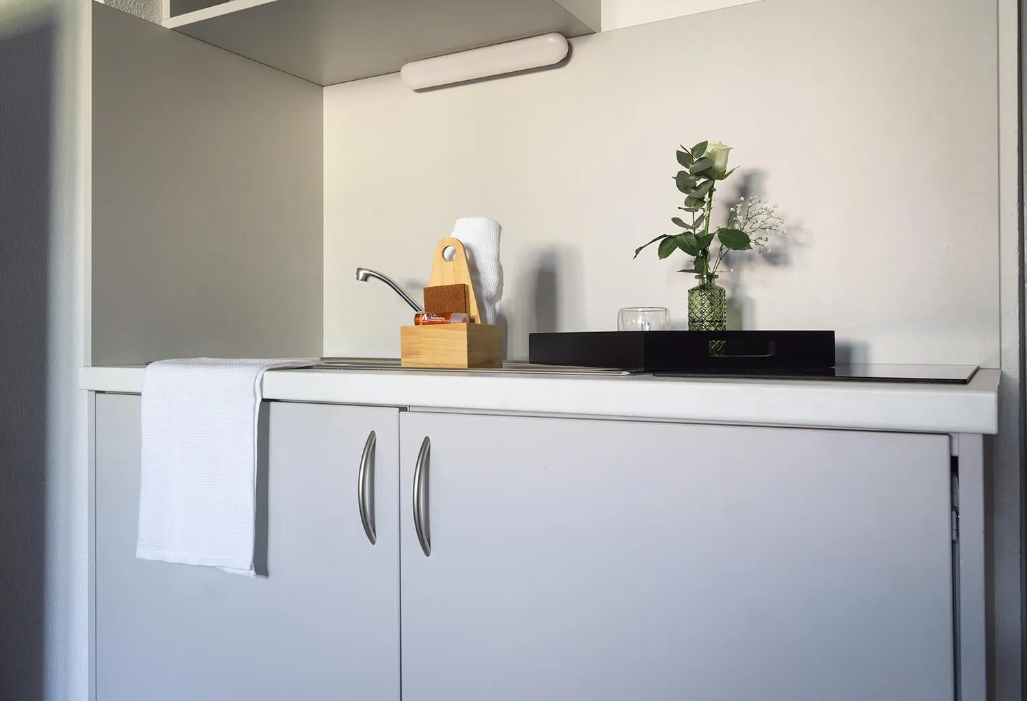 Kitchen or kitchenette in City Résidence Strasbourg Centre