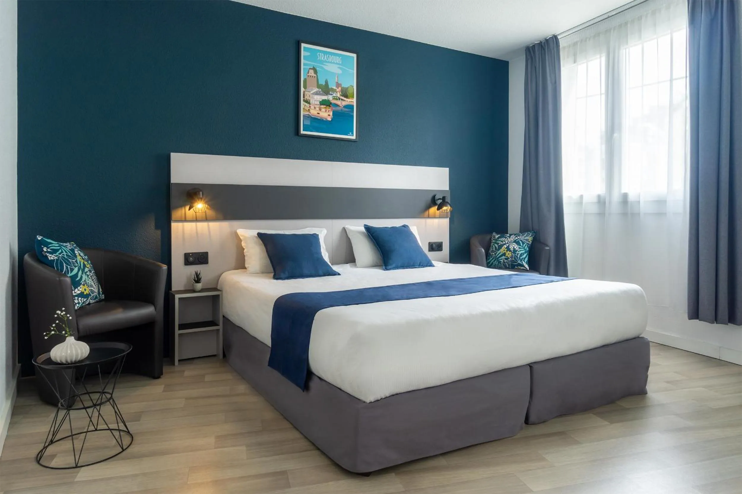 Photo of the whole room, Bed in City Résidence Strasbourg Centre