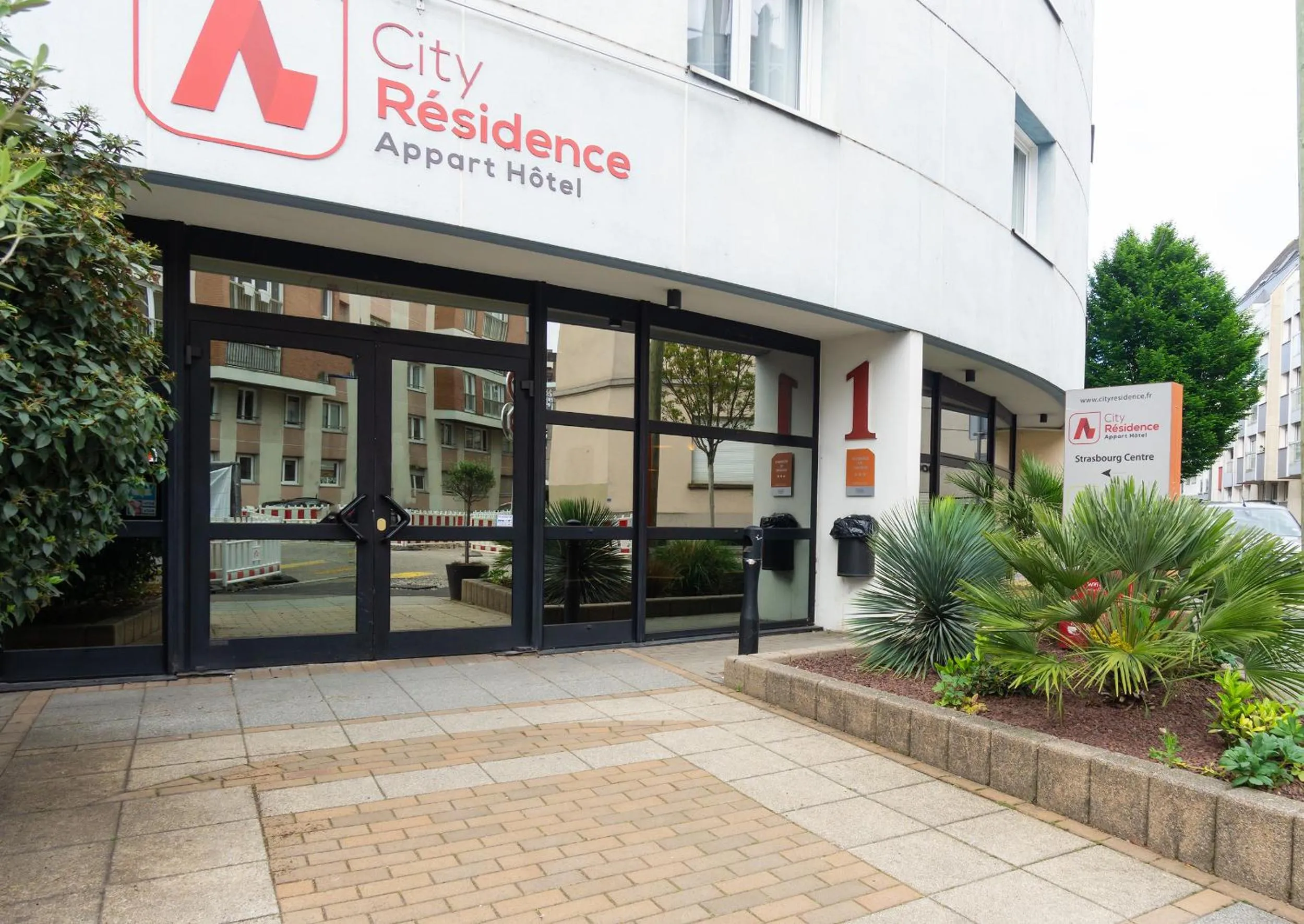 Facade/entrance in City Résidence Strasbourg Centre
