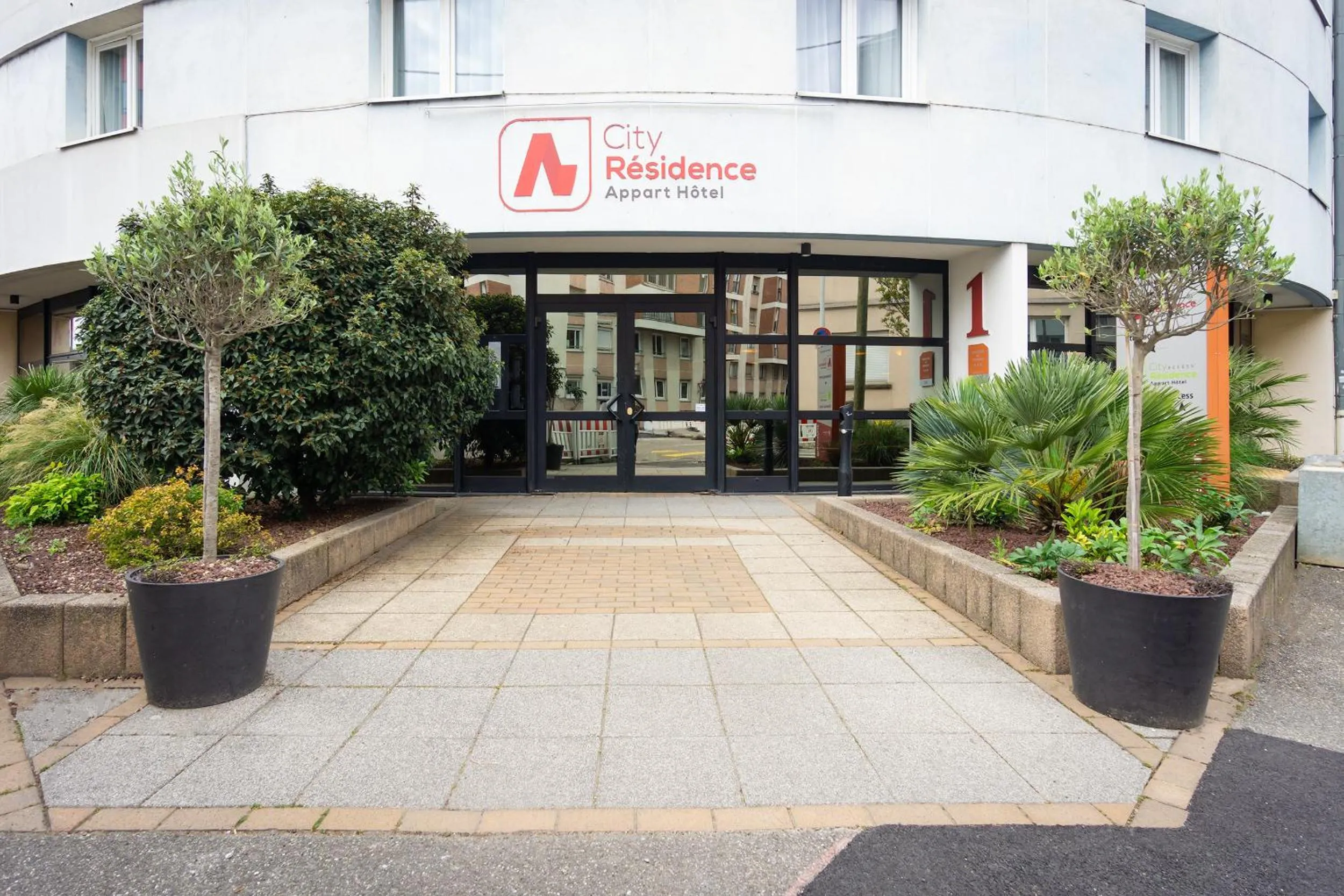 Facade/entrance in City Résidence Strasbourg Centre