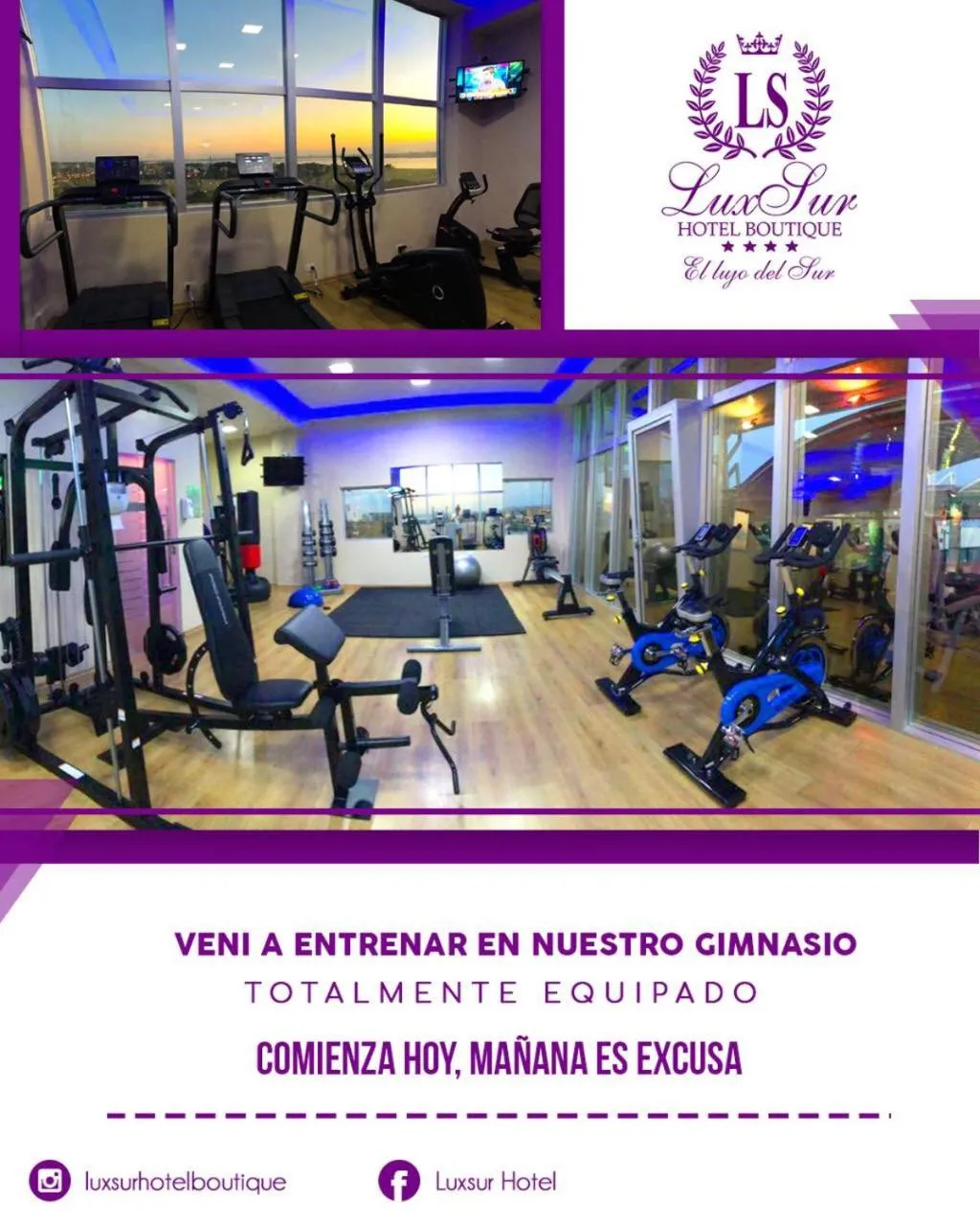 Fitness centre/facilities in Luxsur