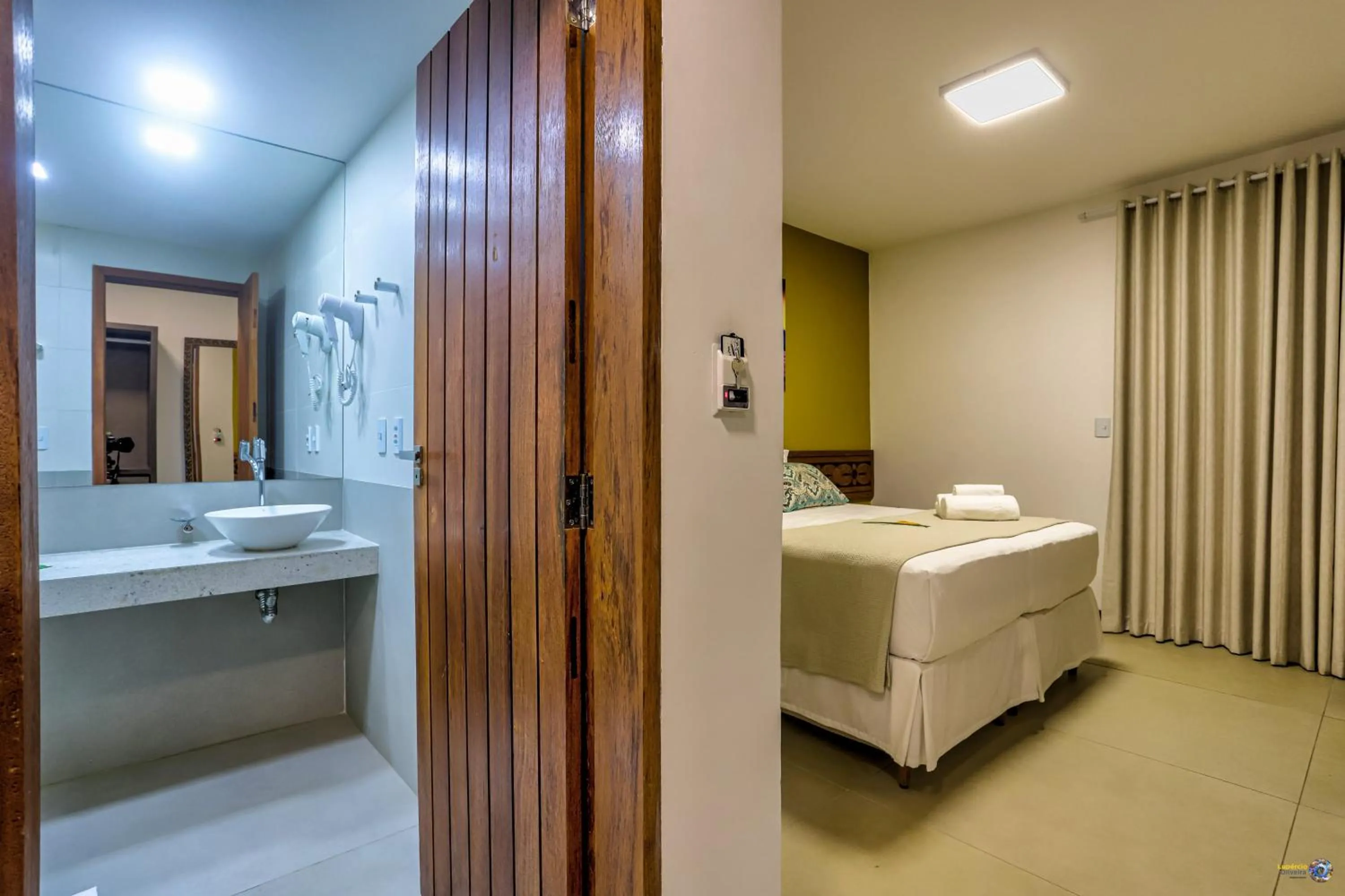 Bed in Pousada Vira Canoa