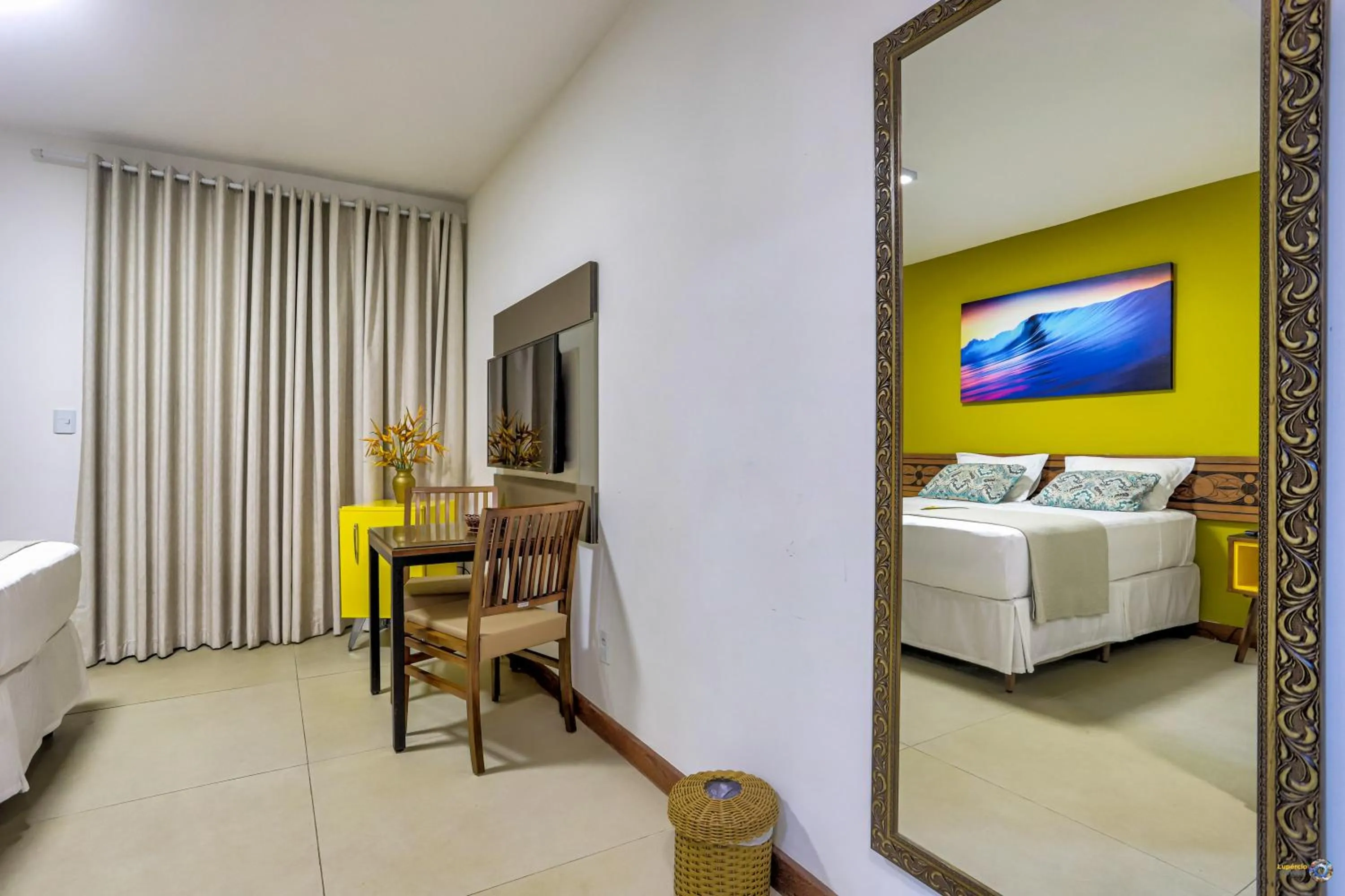 Bed in Pousada Vira Canoa