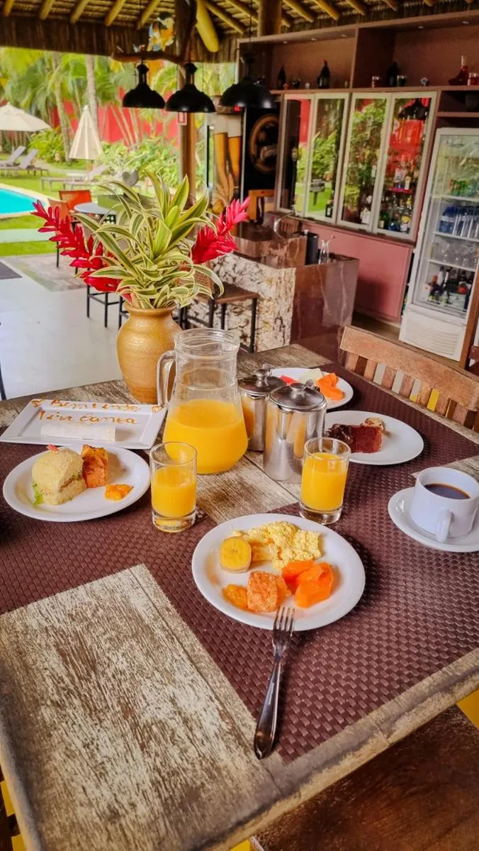 Breakfast in Pousada Vira Canoa