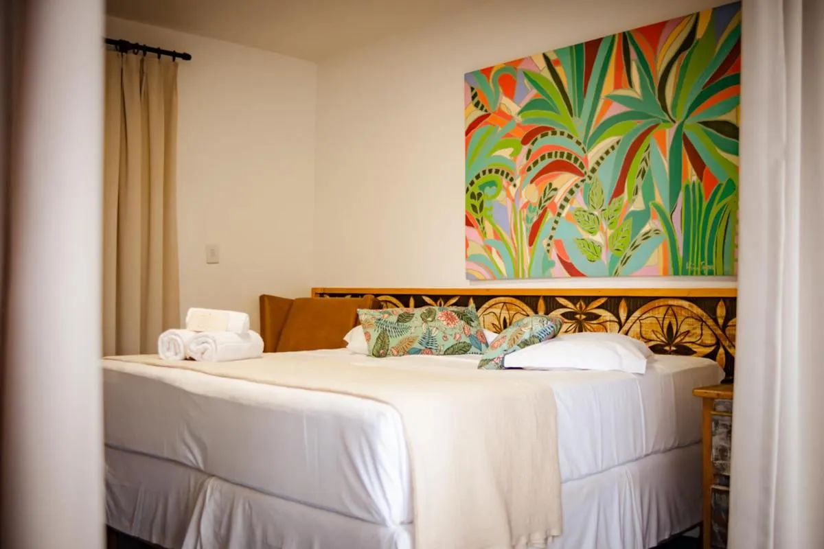 Bed in Pousada Vira Canoa