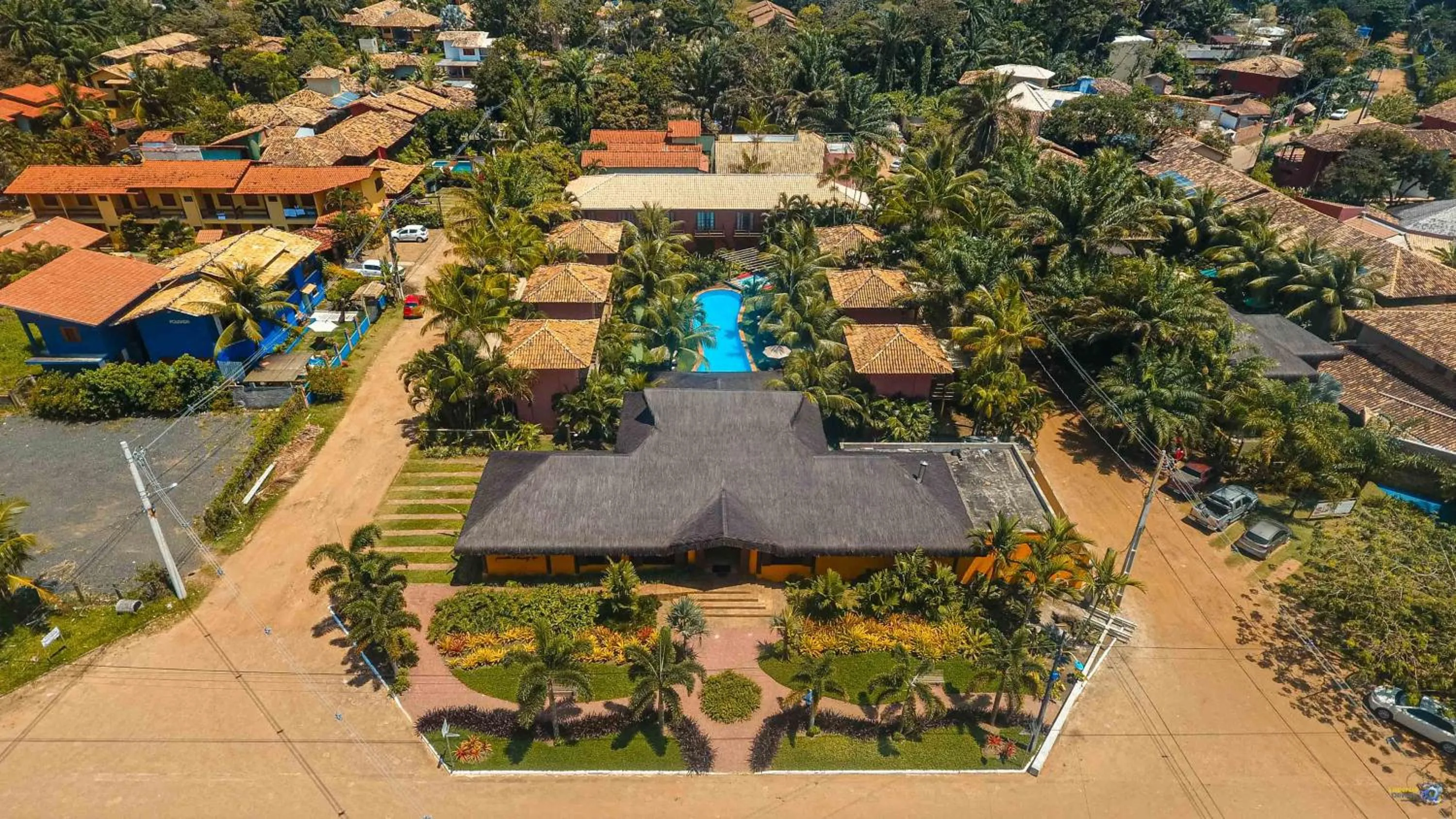 Property building in Pousada Vira Canoa