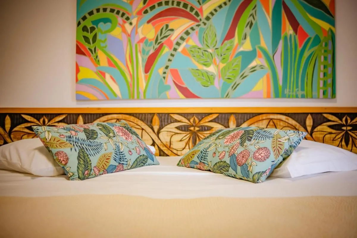 Bed in Pousada Vira Canoa