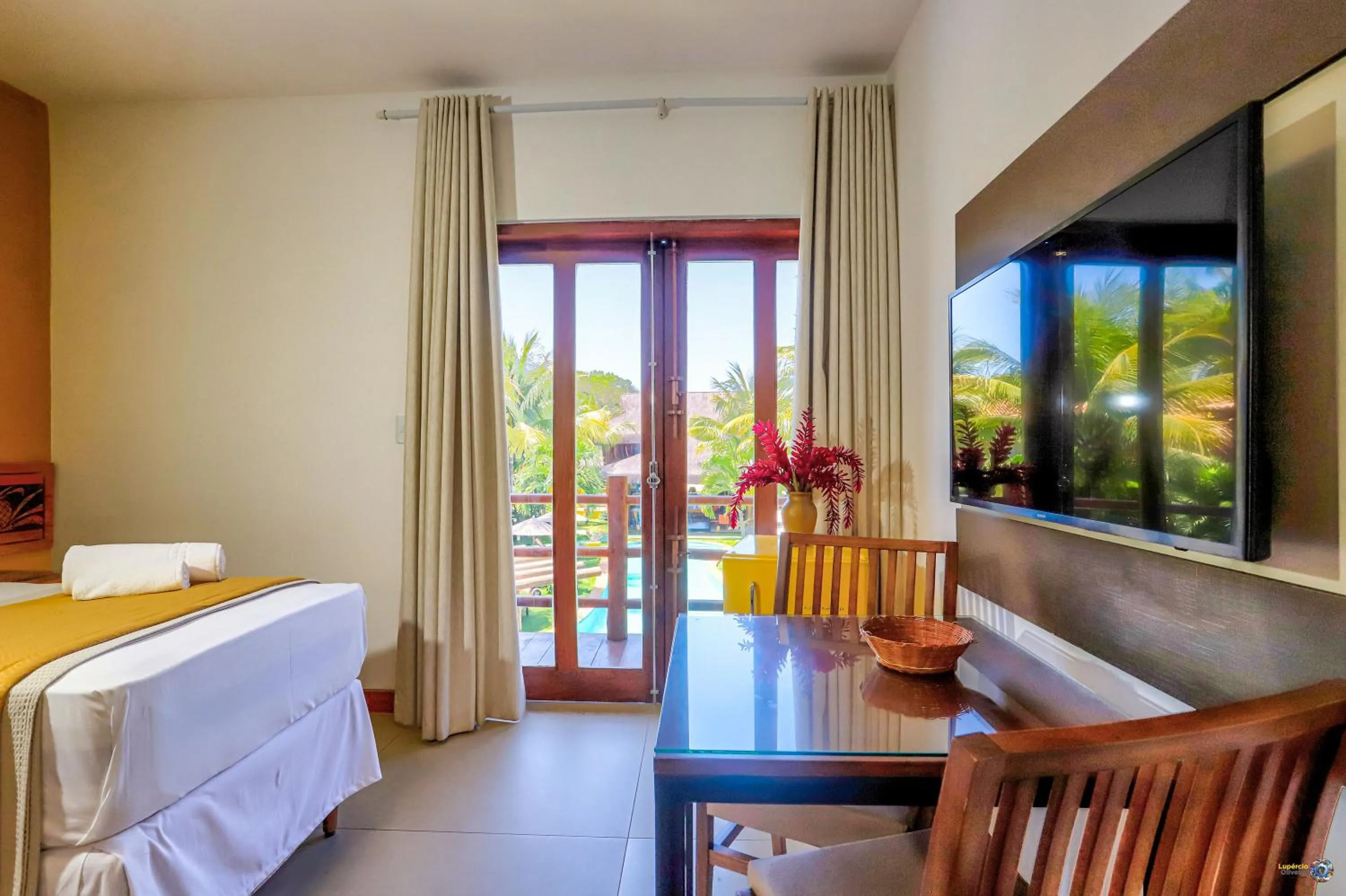 Bed in Pousada Vira Canoa