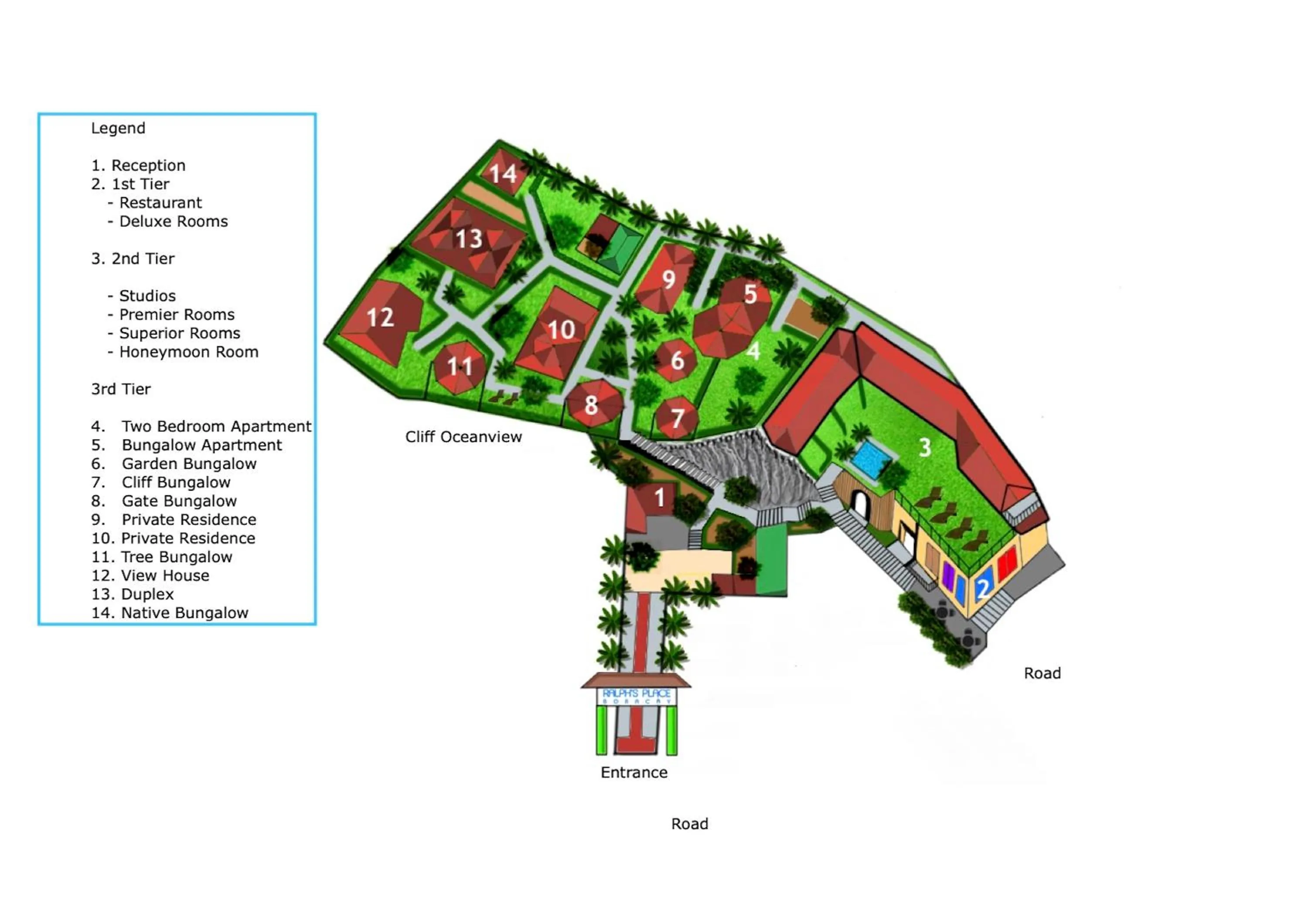 Floor plan in Ralph's Place