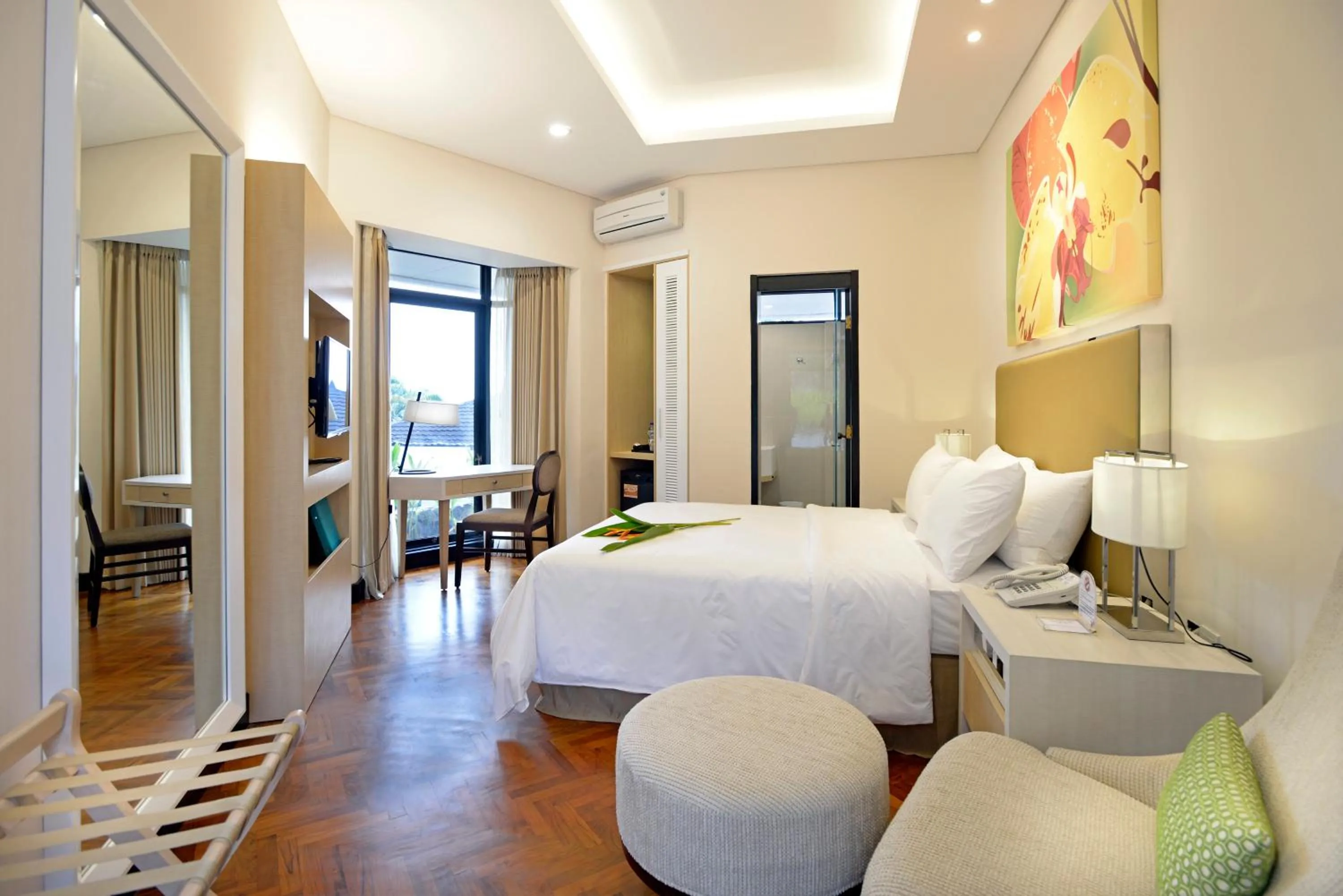 Bed in Surya Hotel & Cottages Prigen