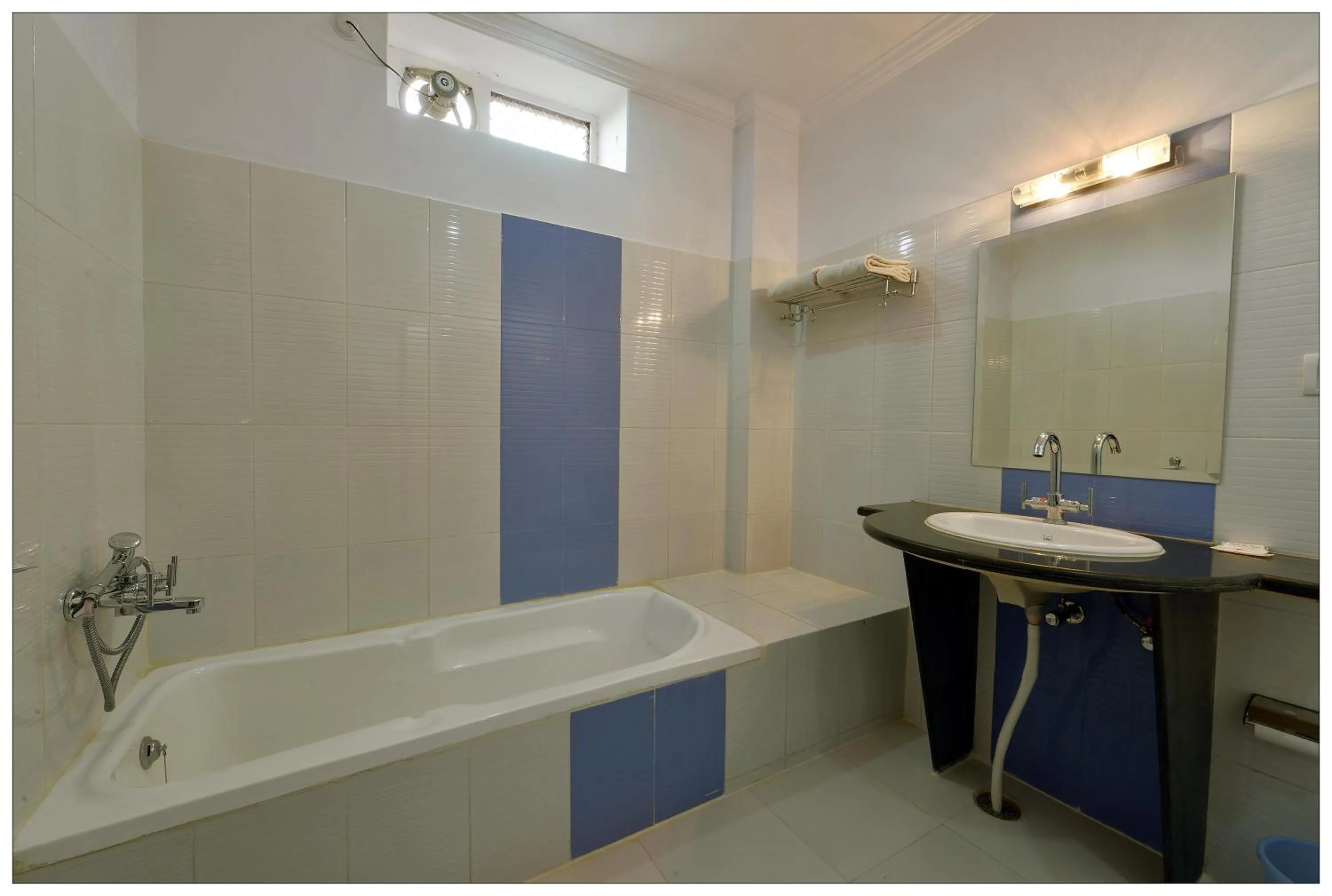 Toilet in Hotel Sky Plaza - Best ever view of Jaisalmer Fort