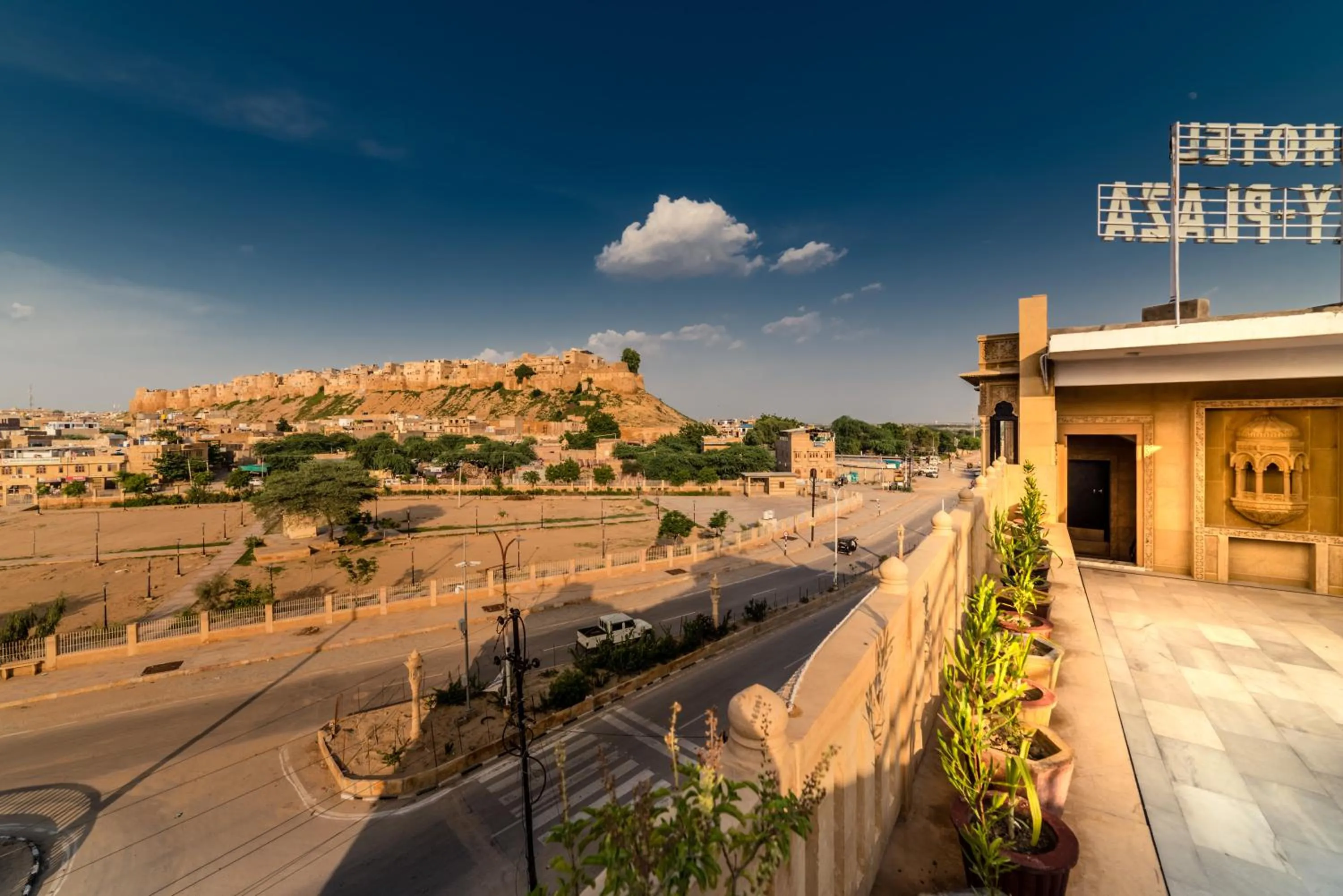 Day in Hotel Sky Plaza - Best ever view of Jaisalmer Fort