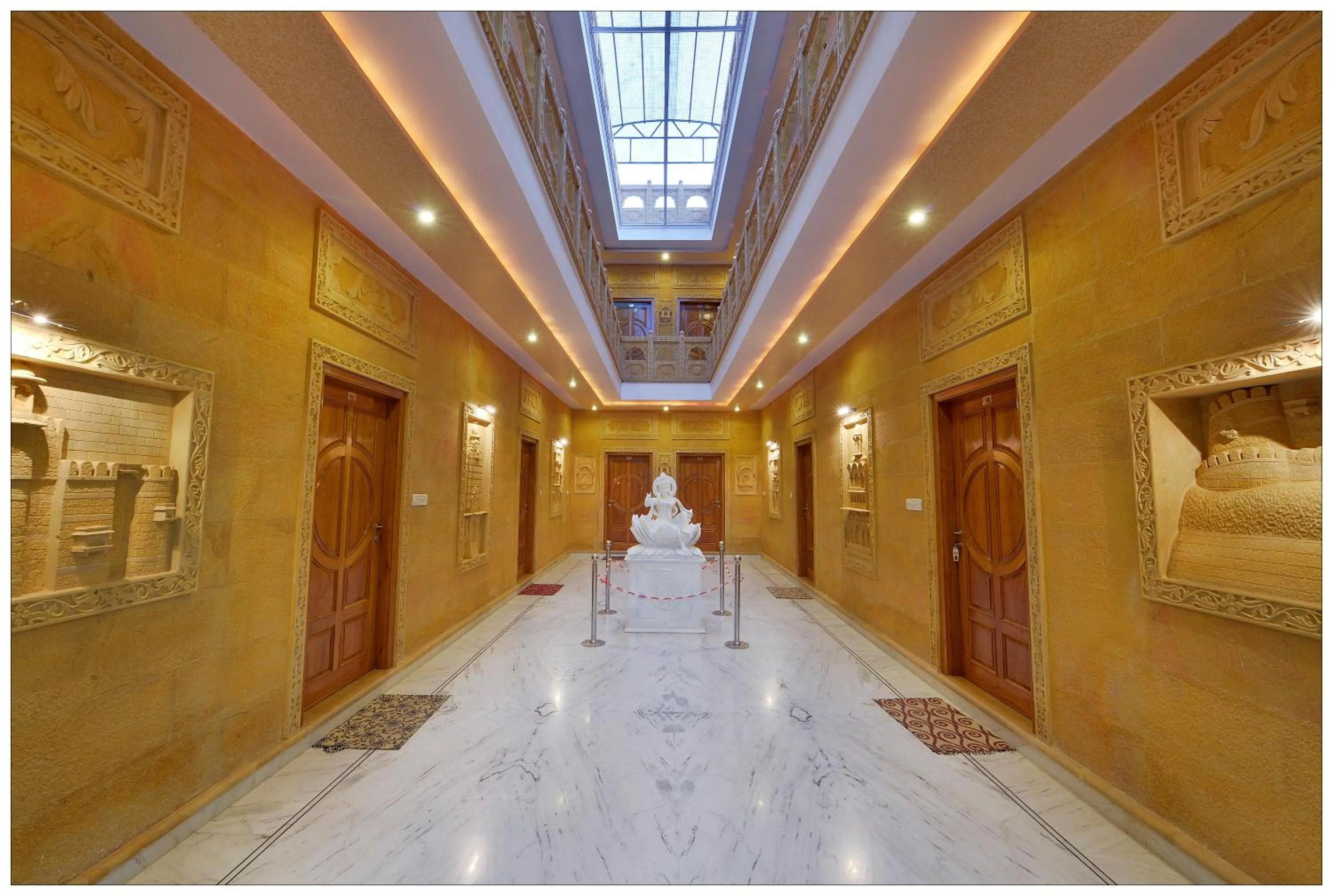 Decorative detail in Hotel Sky Plaza - Best ever view of Jaisalmer Fort