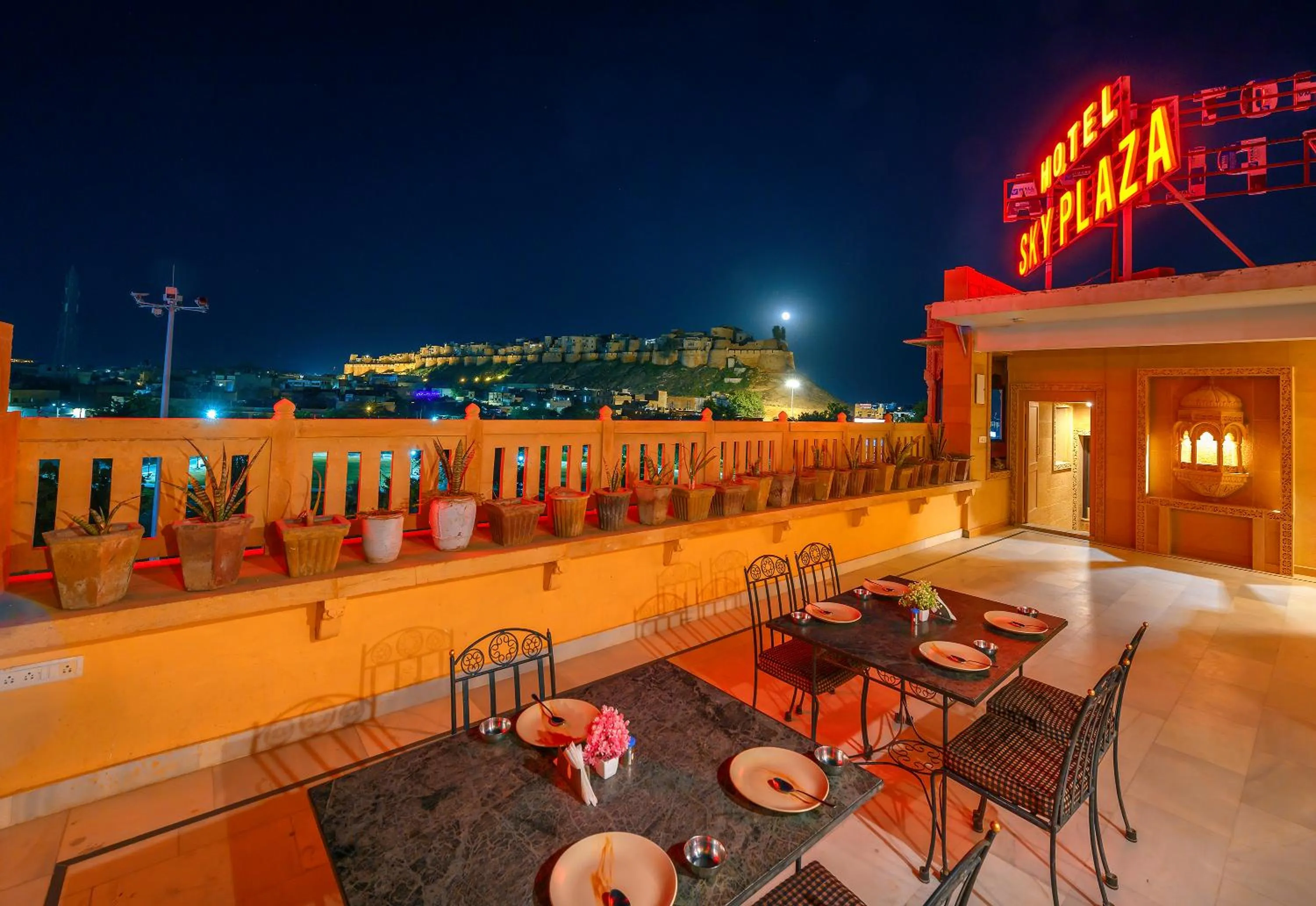 Property building in Hotel Sky Plaza - Best ever view of Jaisalmer Fort