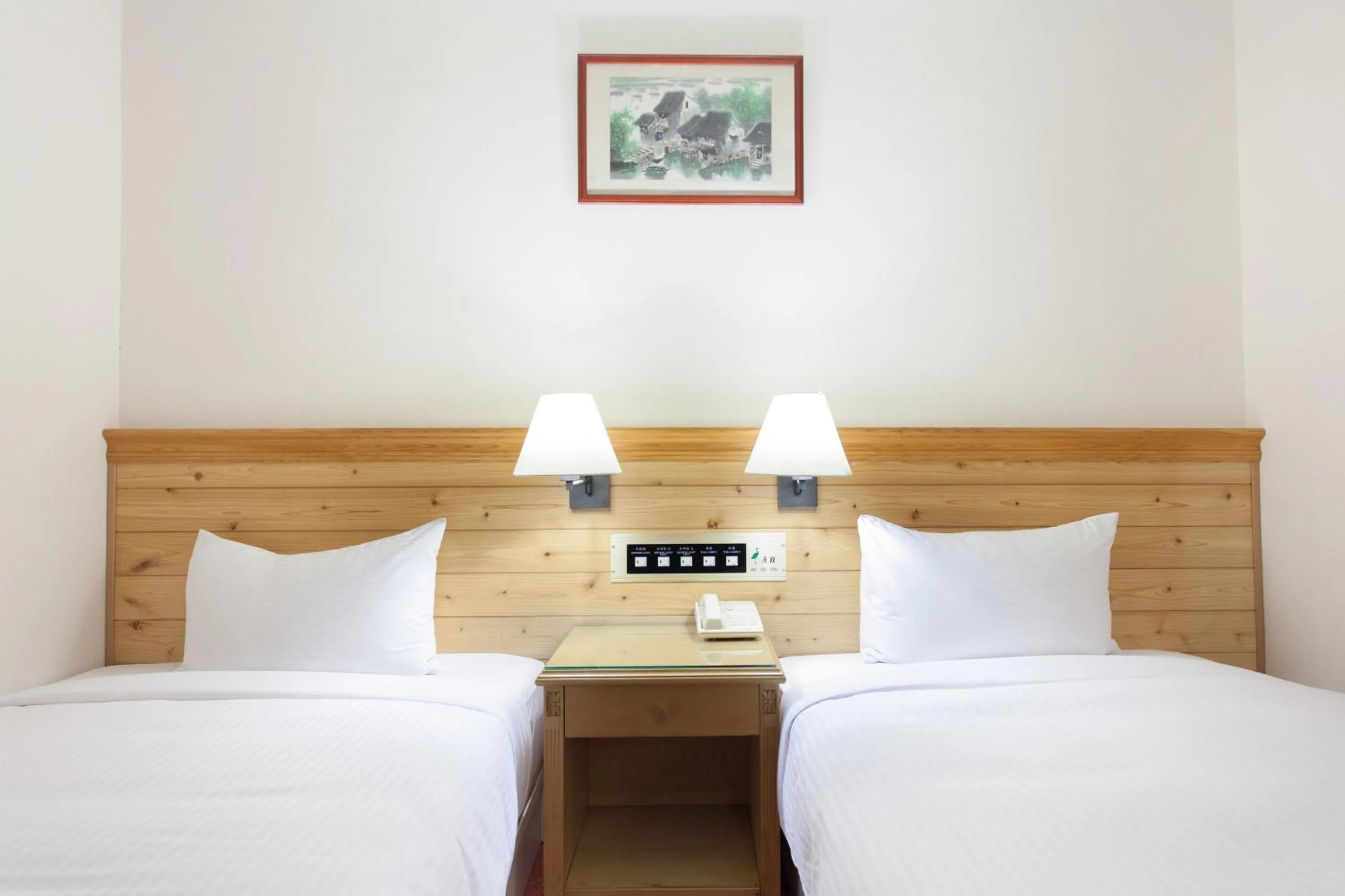 Bed in Hara Zuru Hotel