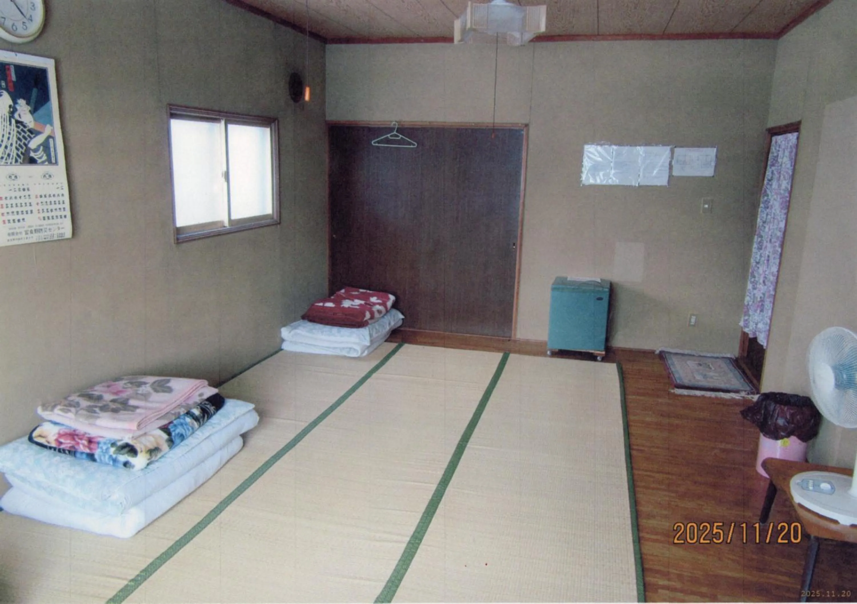 Bed in Minshuku Mutsukari