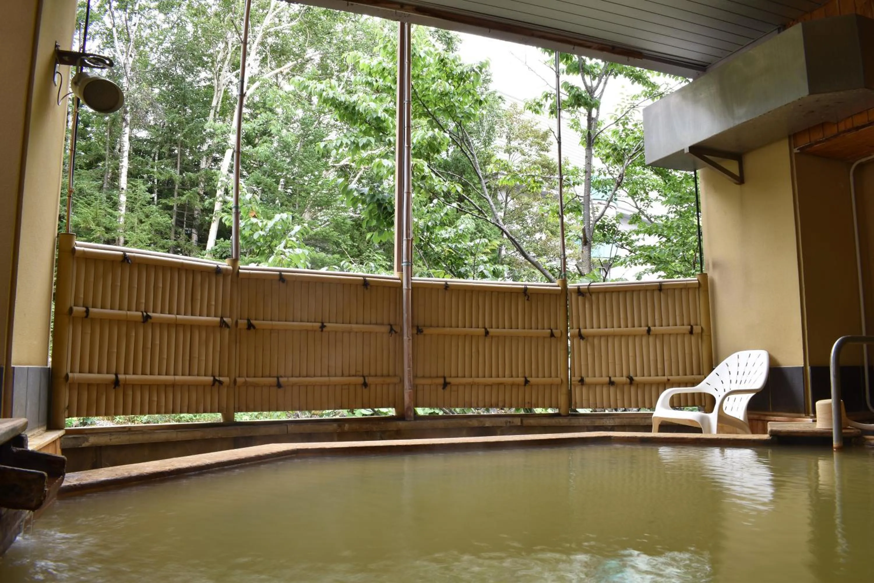 Hot Spring Bath in Biei Shirogane Onsen Hotel Park Hills
