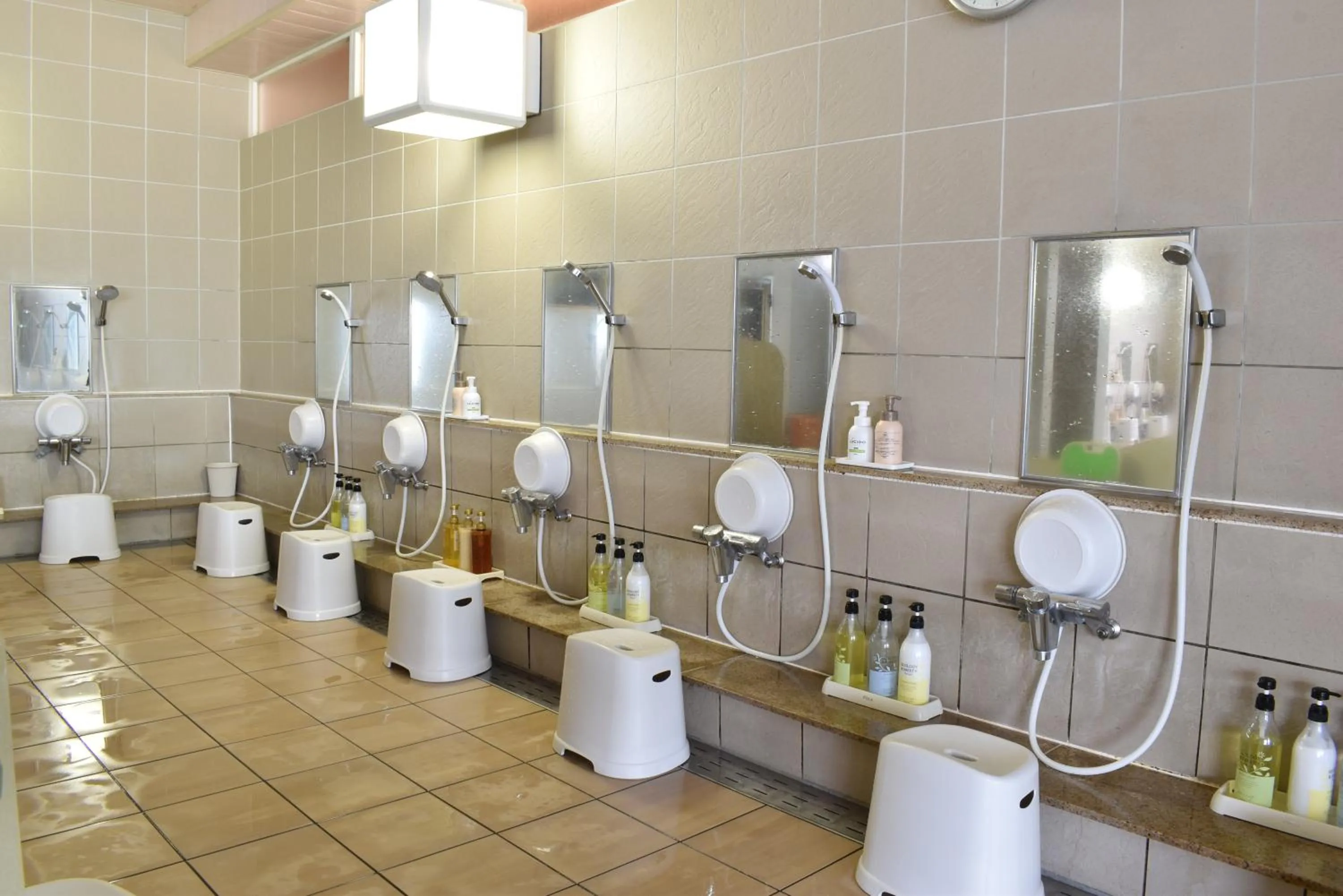 Hot Spring Bath in Biei Shirogane Onsen Hotel Park Hills