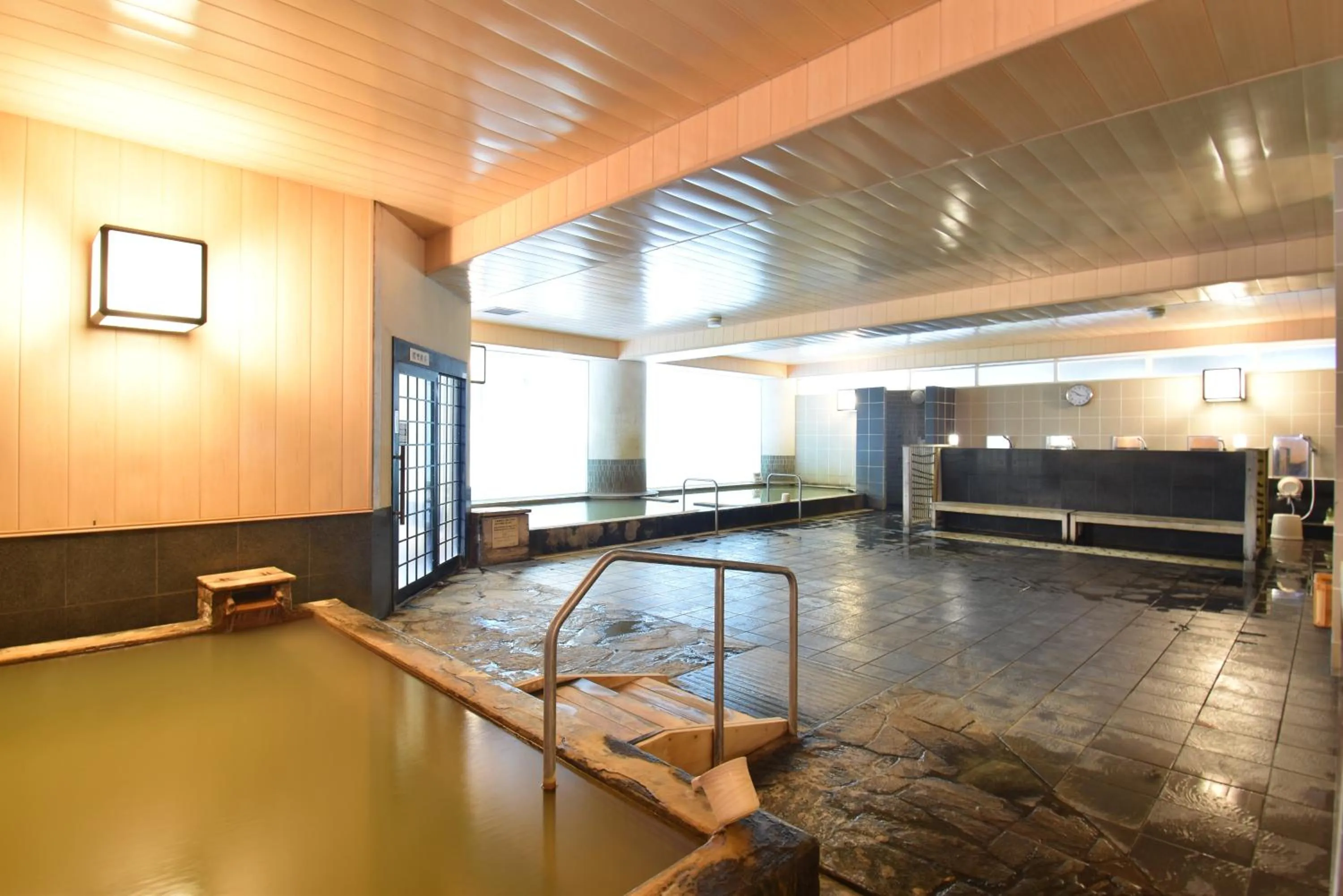 Hot Spring Bath in Biei Shirogane Onsen Hotel Park Hills