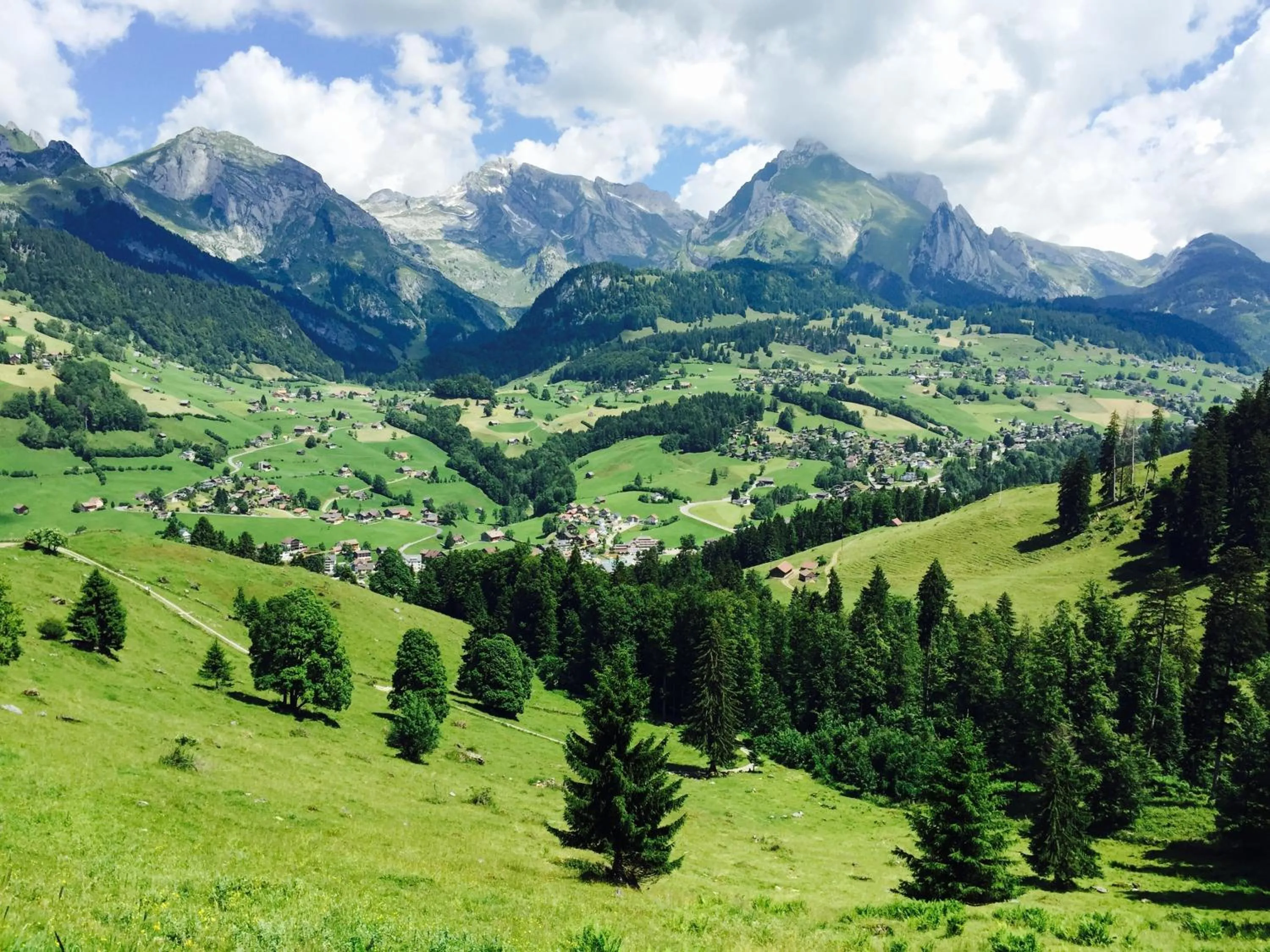 Natural landscape in Zimmer & z'Morgä Schönenboden