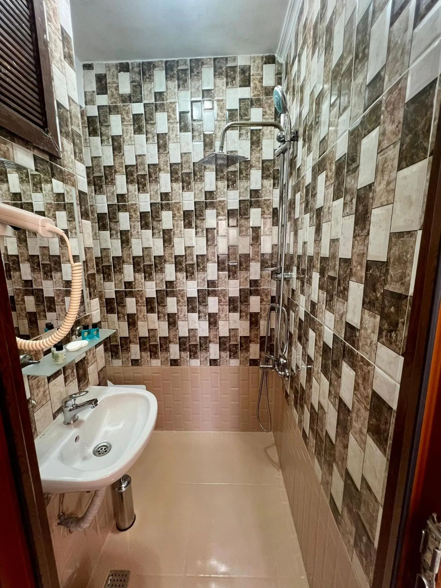 Shower in April Hotel