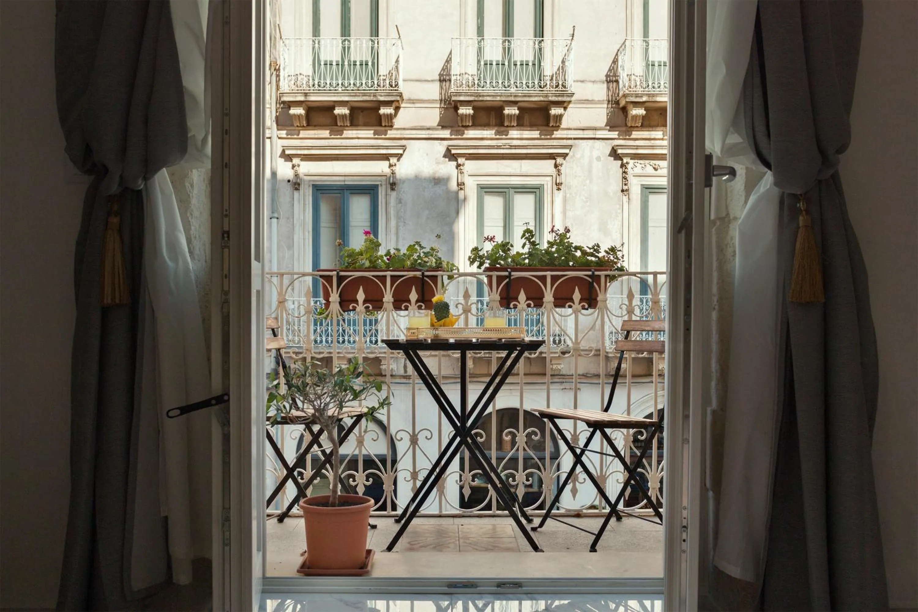 Balcony/Terrace in Calafatari B&B