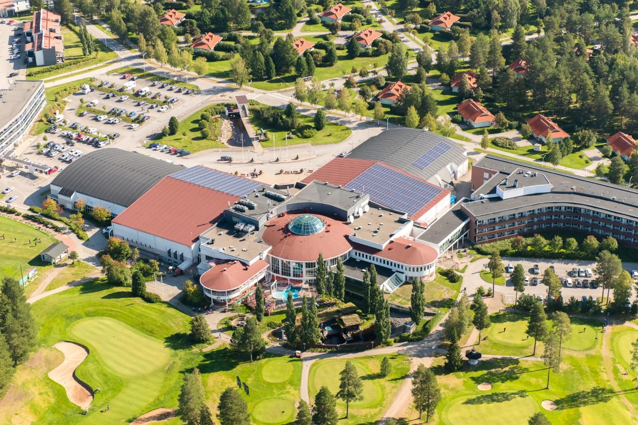 Bird's eye view in Holiday Club Katinkulta Superior Apartments