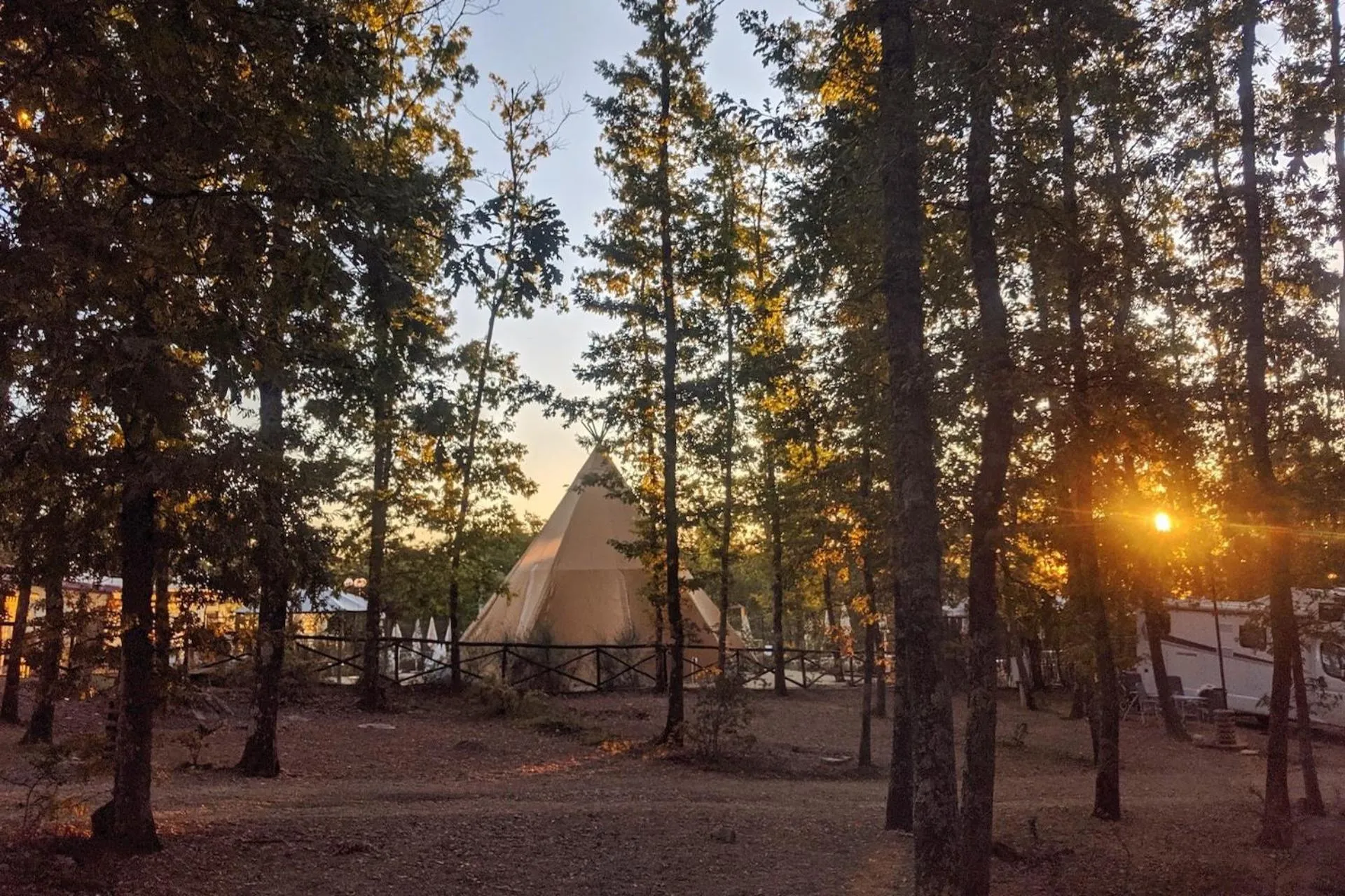 Natural landscape in Chianti Glamping Resort