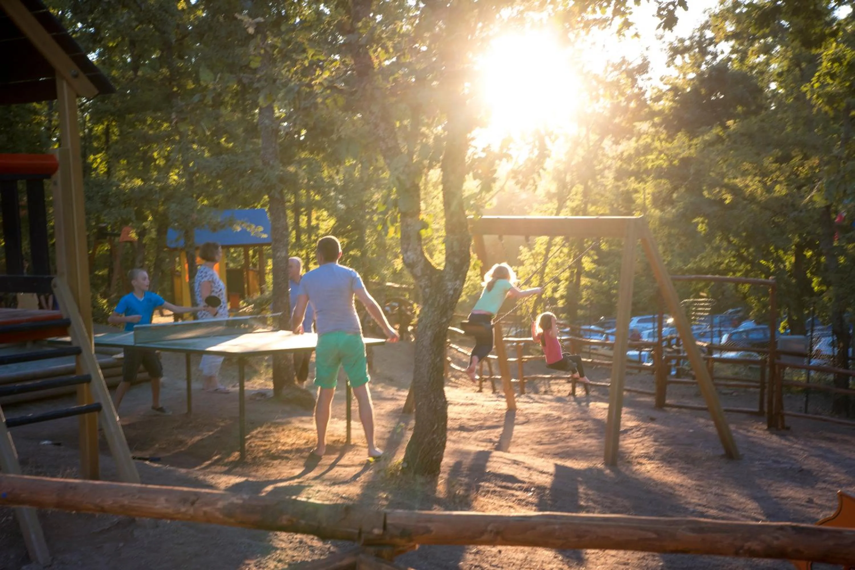 Children play ground in Chianti Glamping Resort
