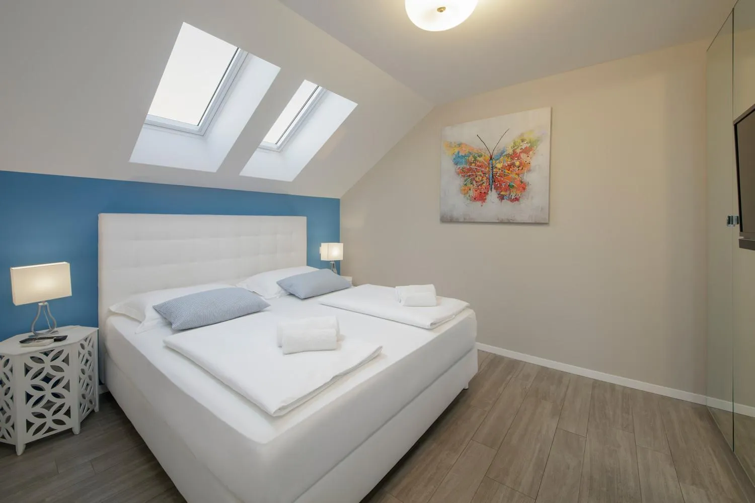 Bed in Villa Mediterranea