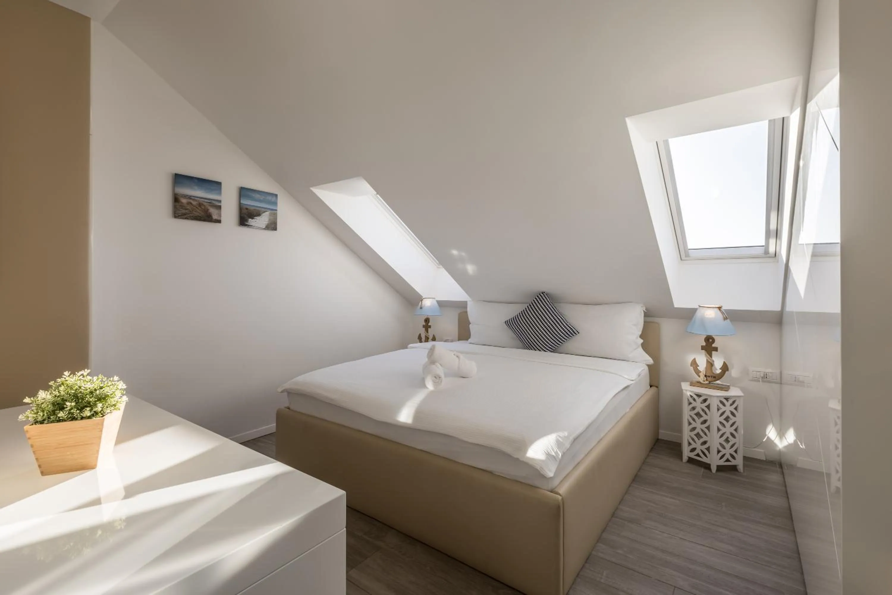 Bed in Villa Mediterranea