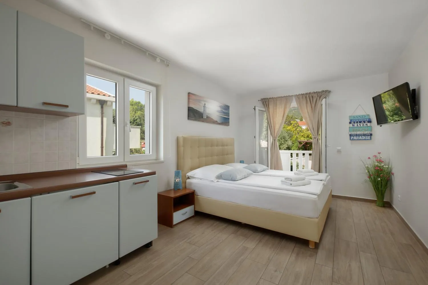 Bed in Villa Mediterranea